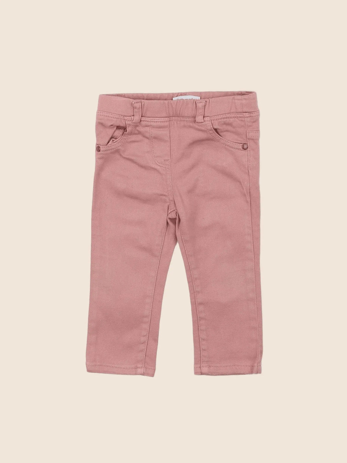 Vertbaudet - pantalon rose - 12 mois