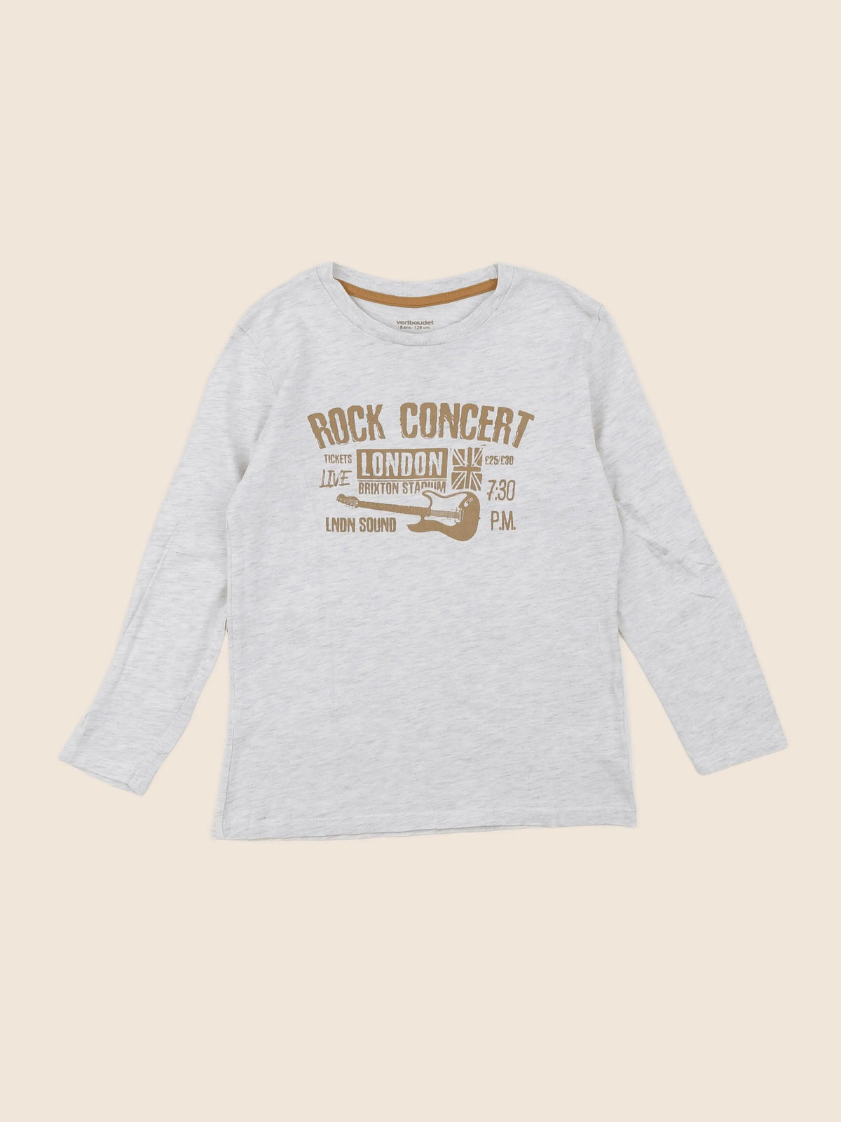 Vertbaudet - tee-shirt gris - 8 ans