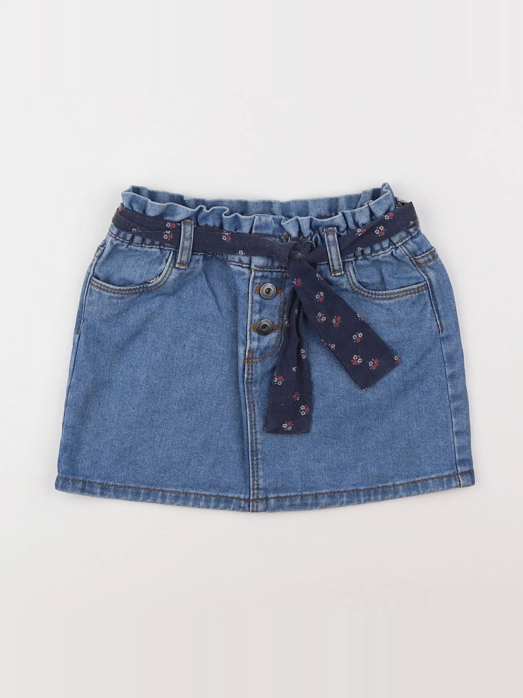 Vertbaudet - jupe bleu - 5 ans