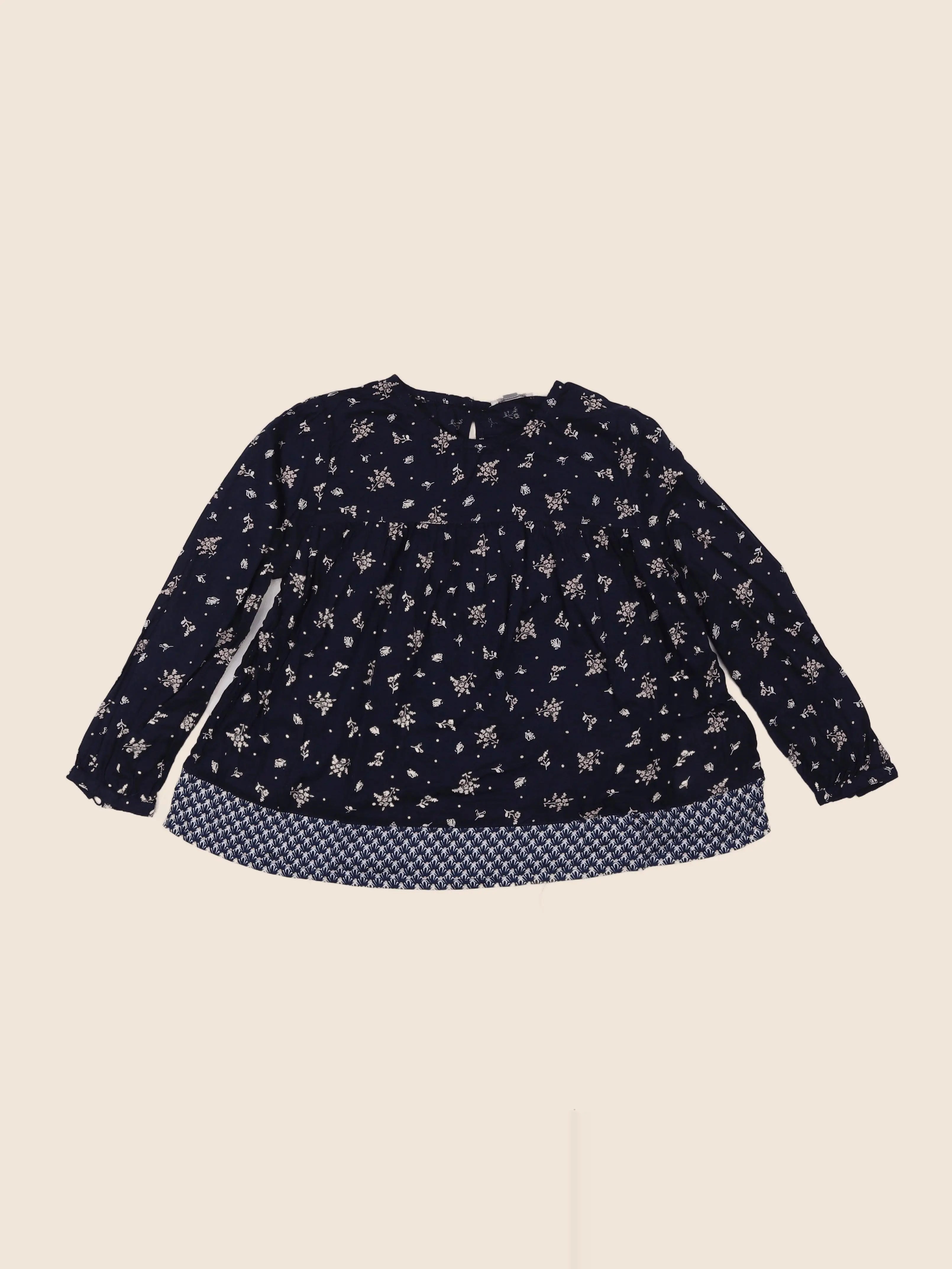 Vertbaudet - blouse bleu - 6 ans