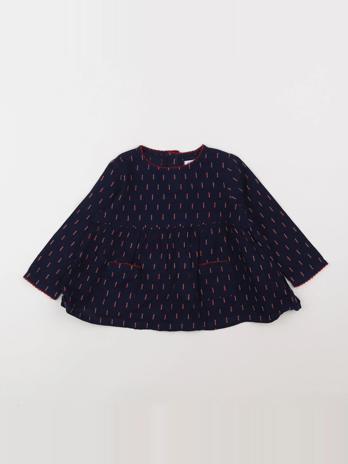 Boutchou - blouse bleu - 18 mois