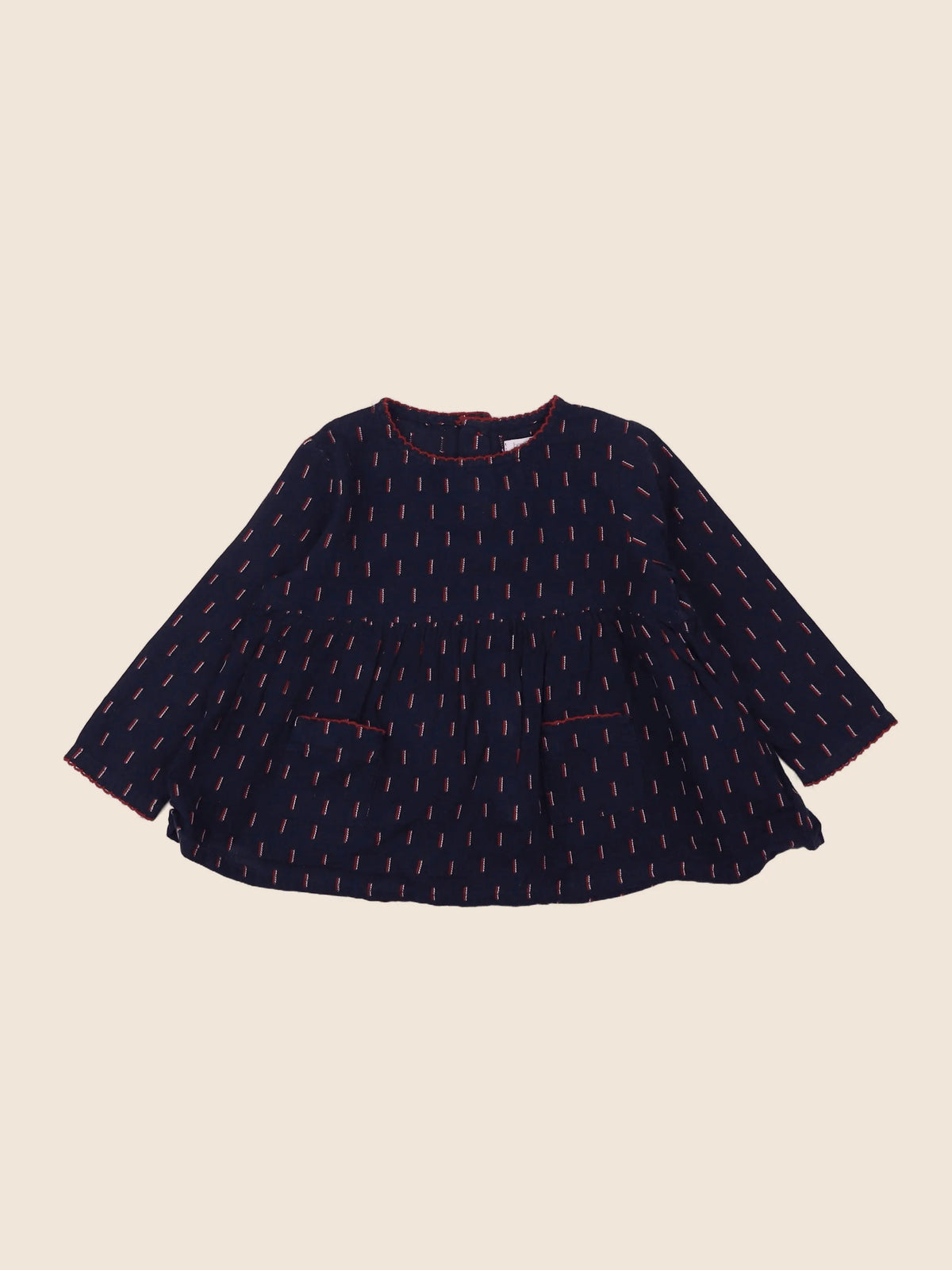 Boutchou - blouse bleu - 18 mois
