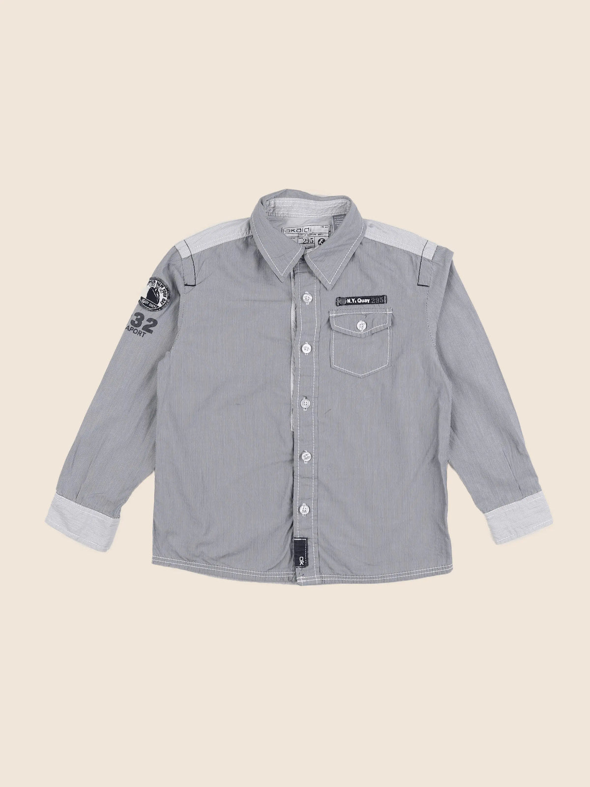 Okaidi - chemise gris - 6 ans