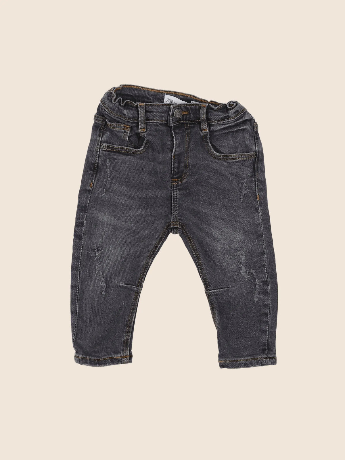 Zara - jean gris - 12/18 mois