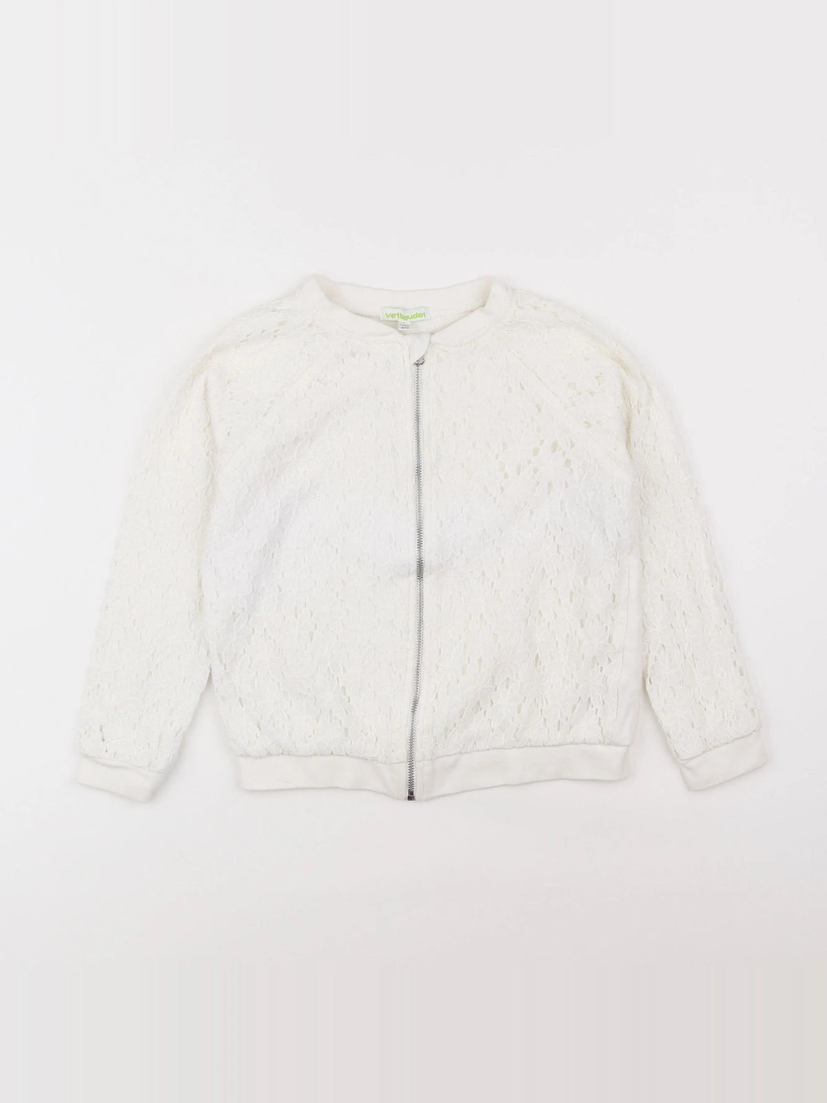 Vertbaudet - veste blanc - 8 ans