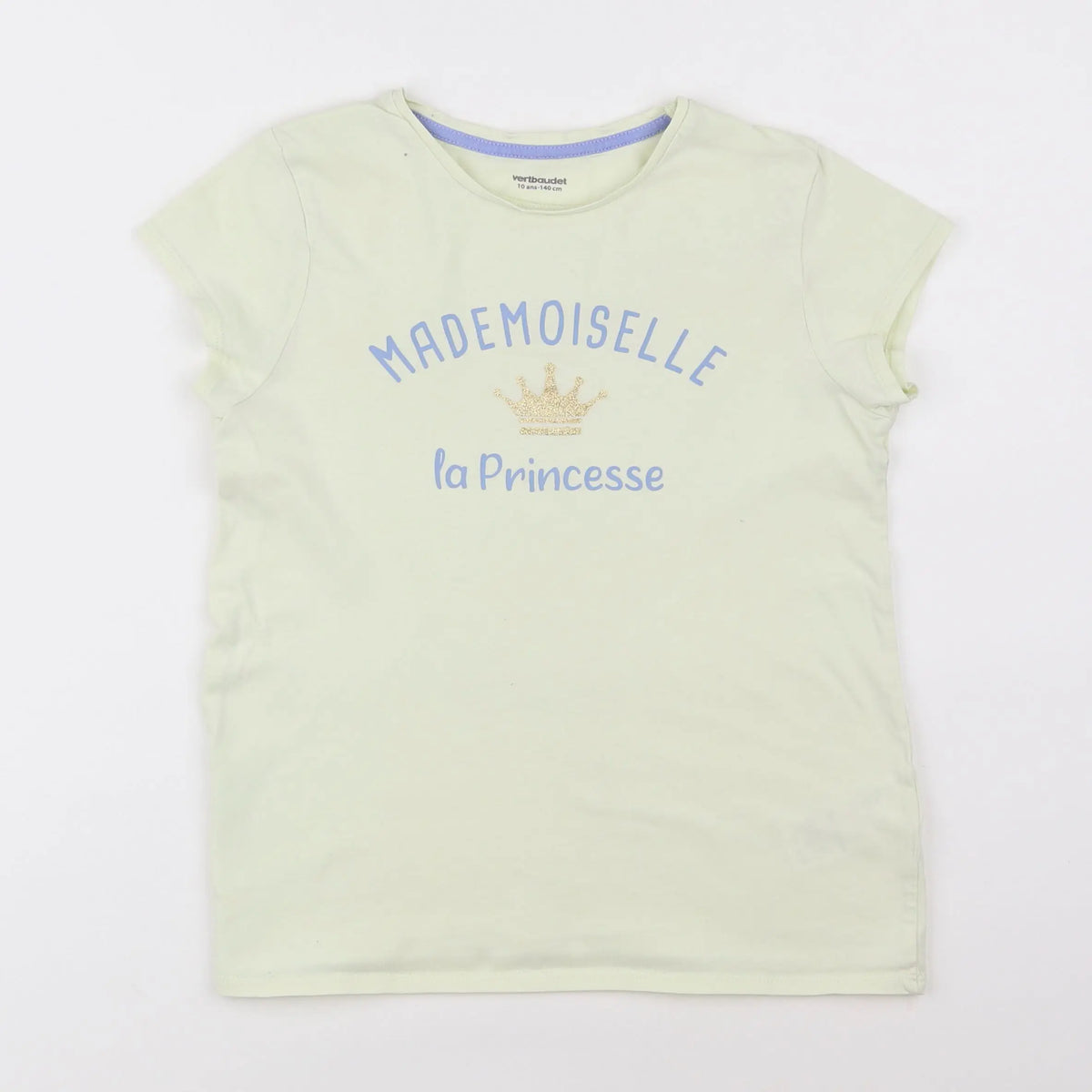 Vertbaudet - tee-shirt jaune - 10 ans