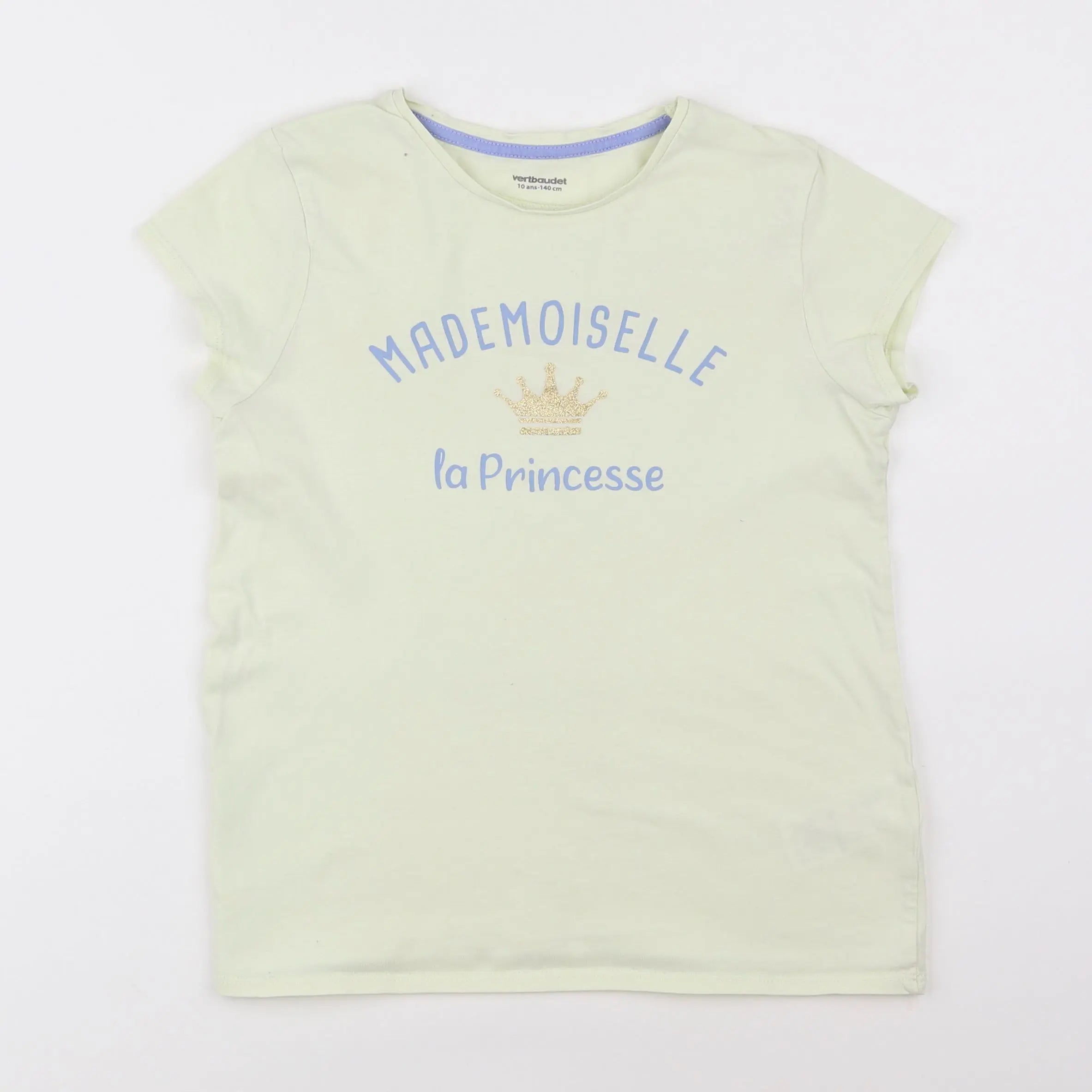 Vertbaudet - tee-shirt jaune - 10 ans