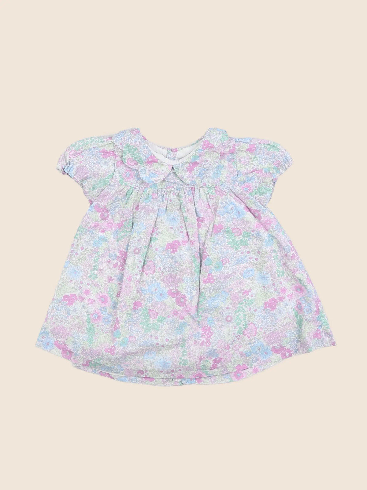 Jacadi - robe liberty bleu - 6 mois