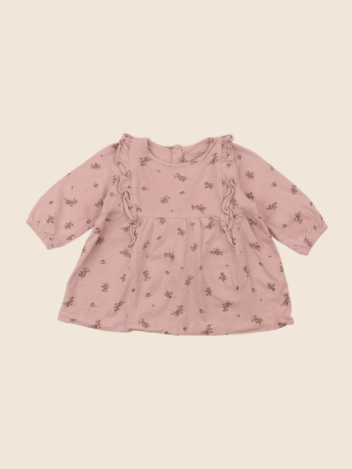 Vertbaudet - robe rose - 9 mois