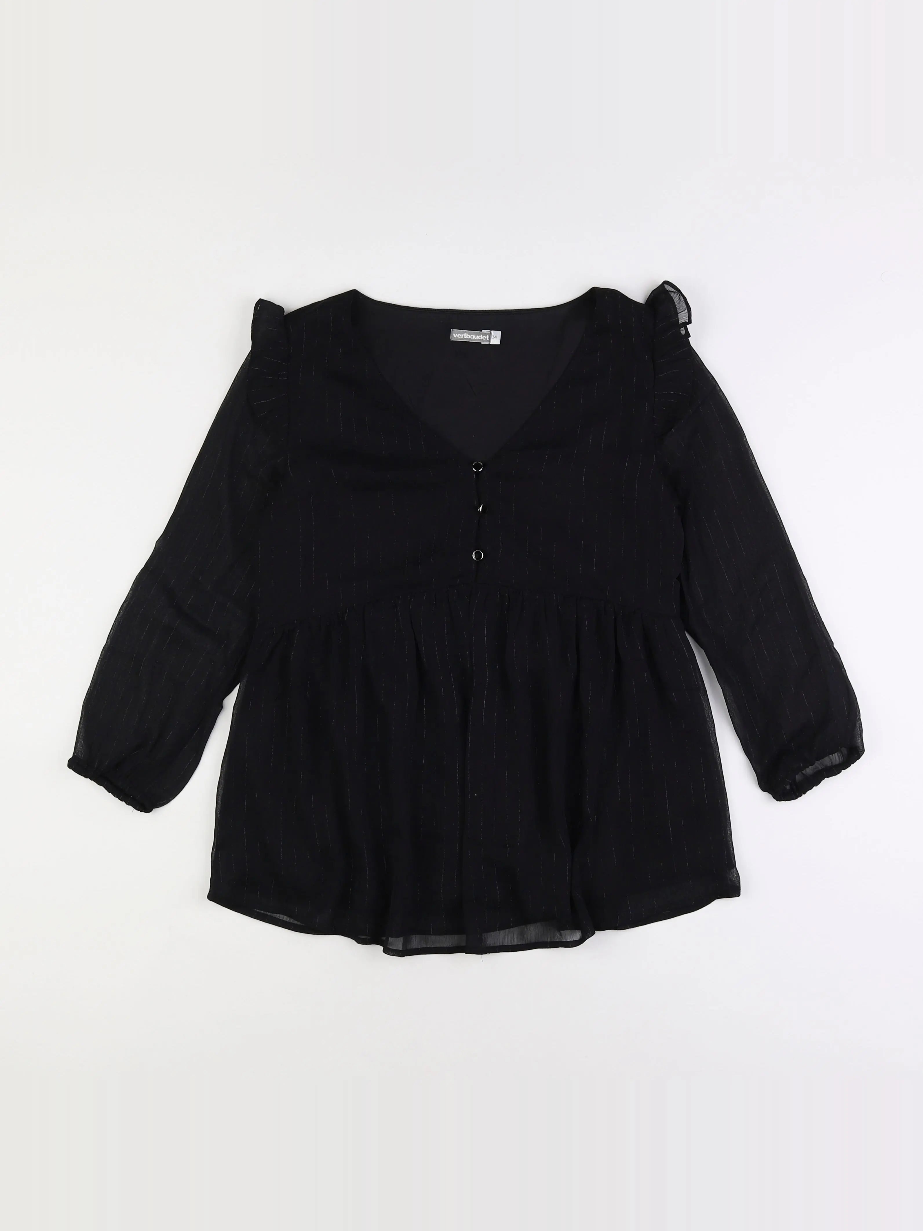 Vertbaudet - blouse grossesse noir - 34