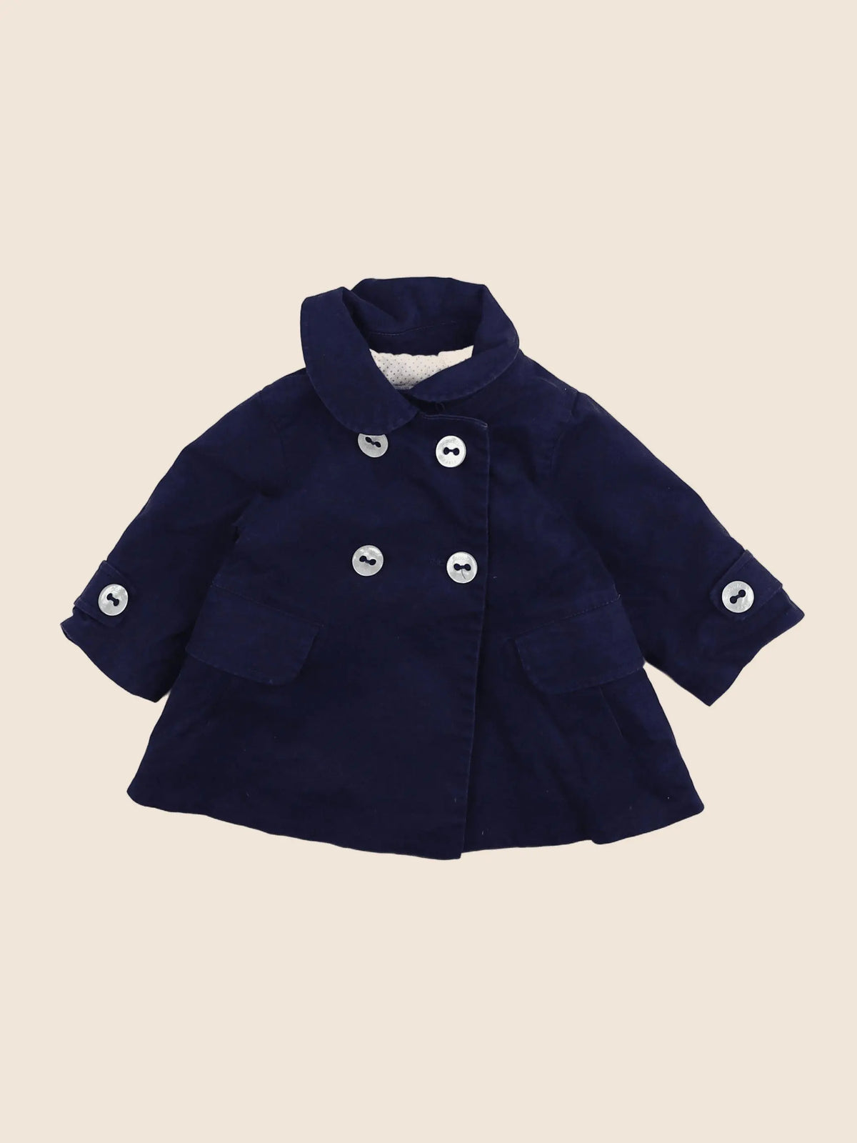 Jacadi - veste bleu - 6 mois
