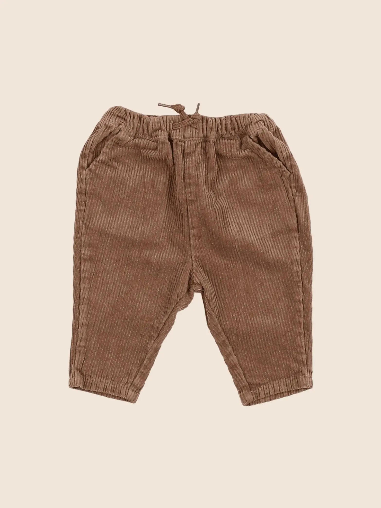 Vertbaudet - pantalon marron - 3 mois