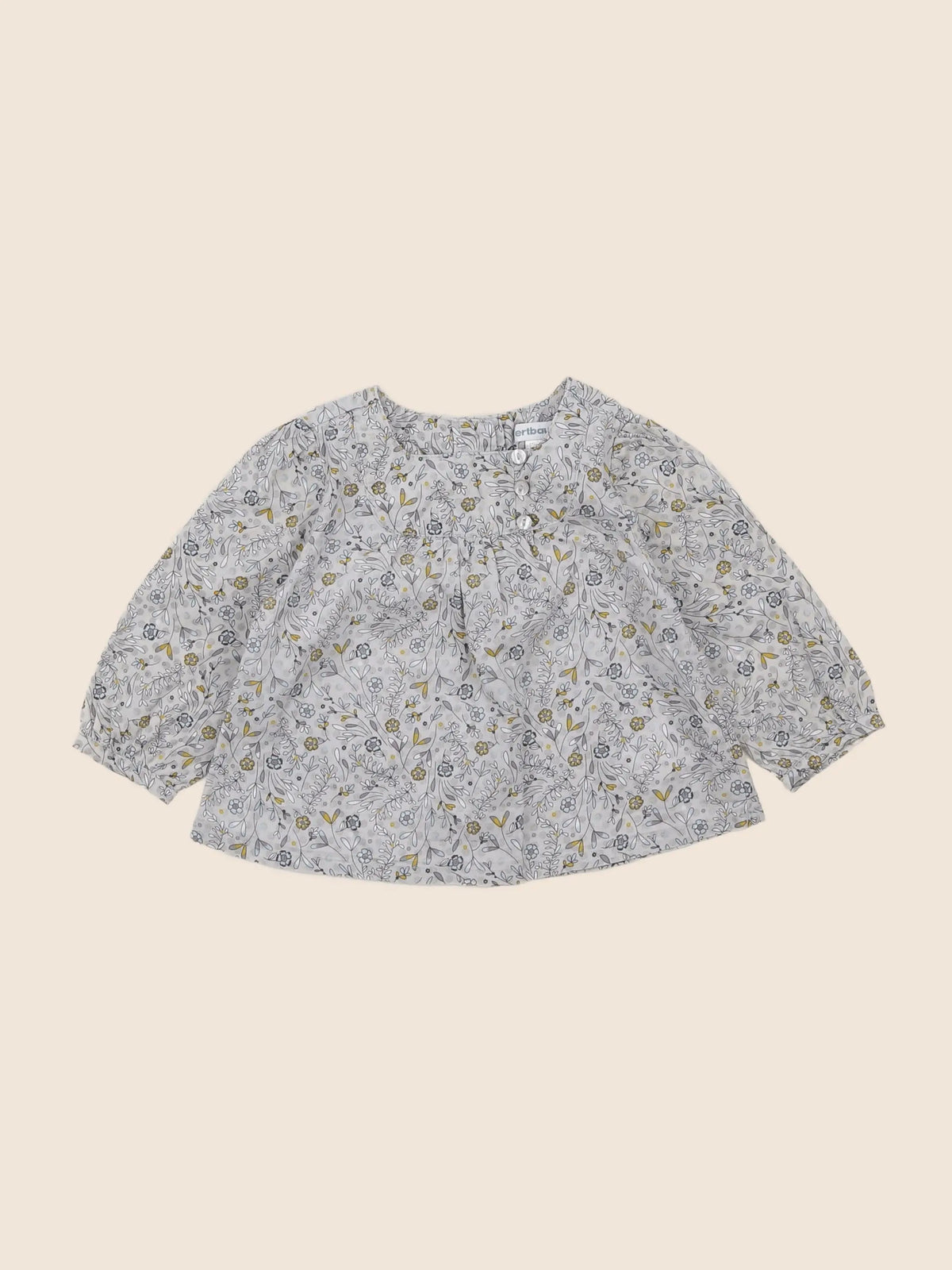 Vertbaudet - blouse gris - 6 mois