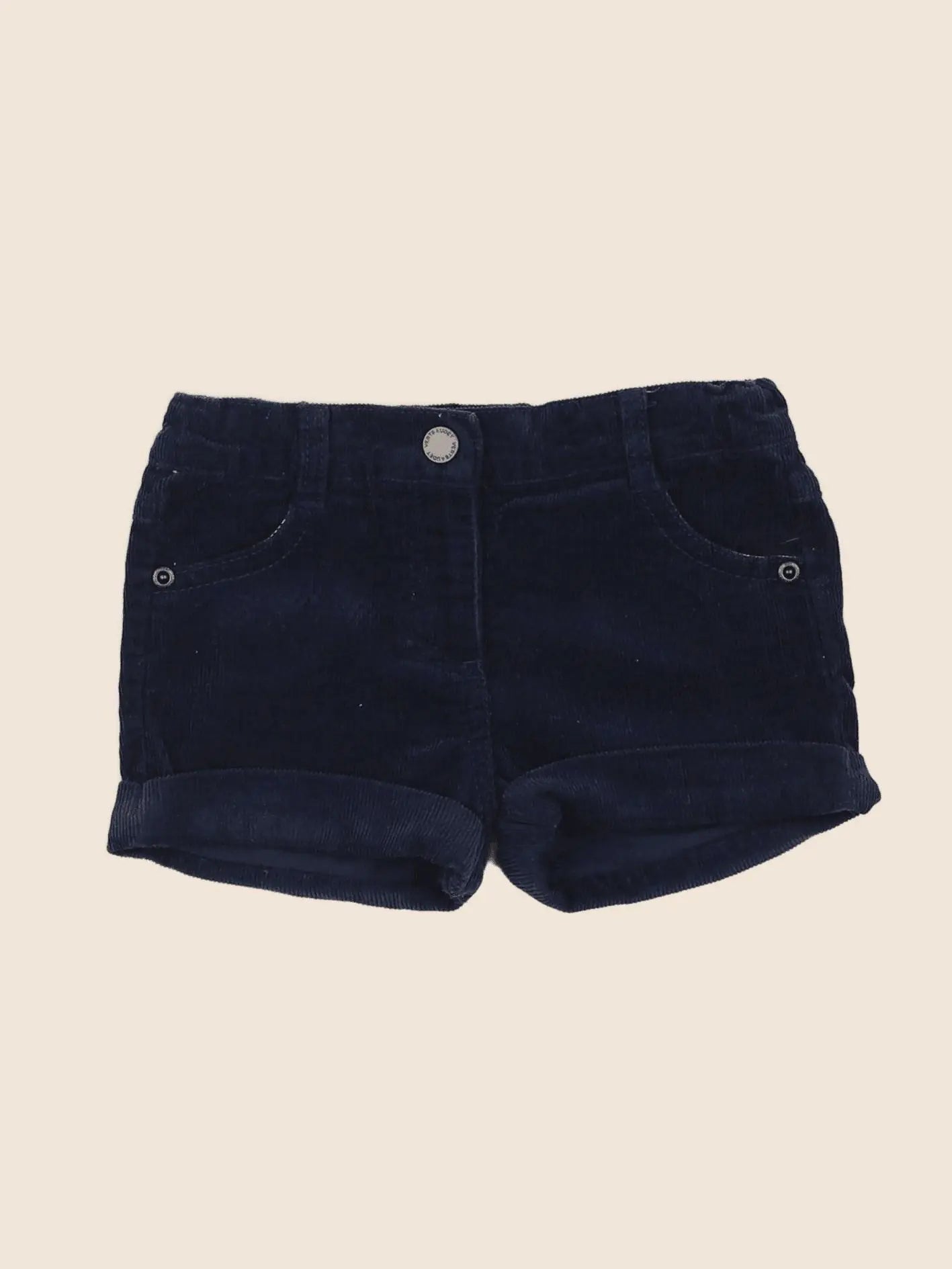 Vertbaudet - short bleu - 12 mois
