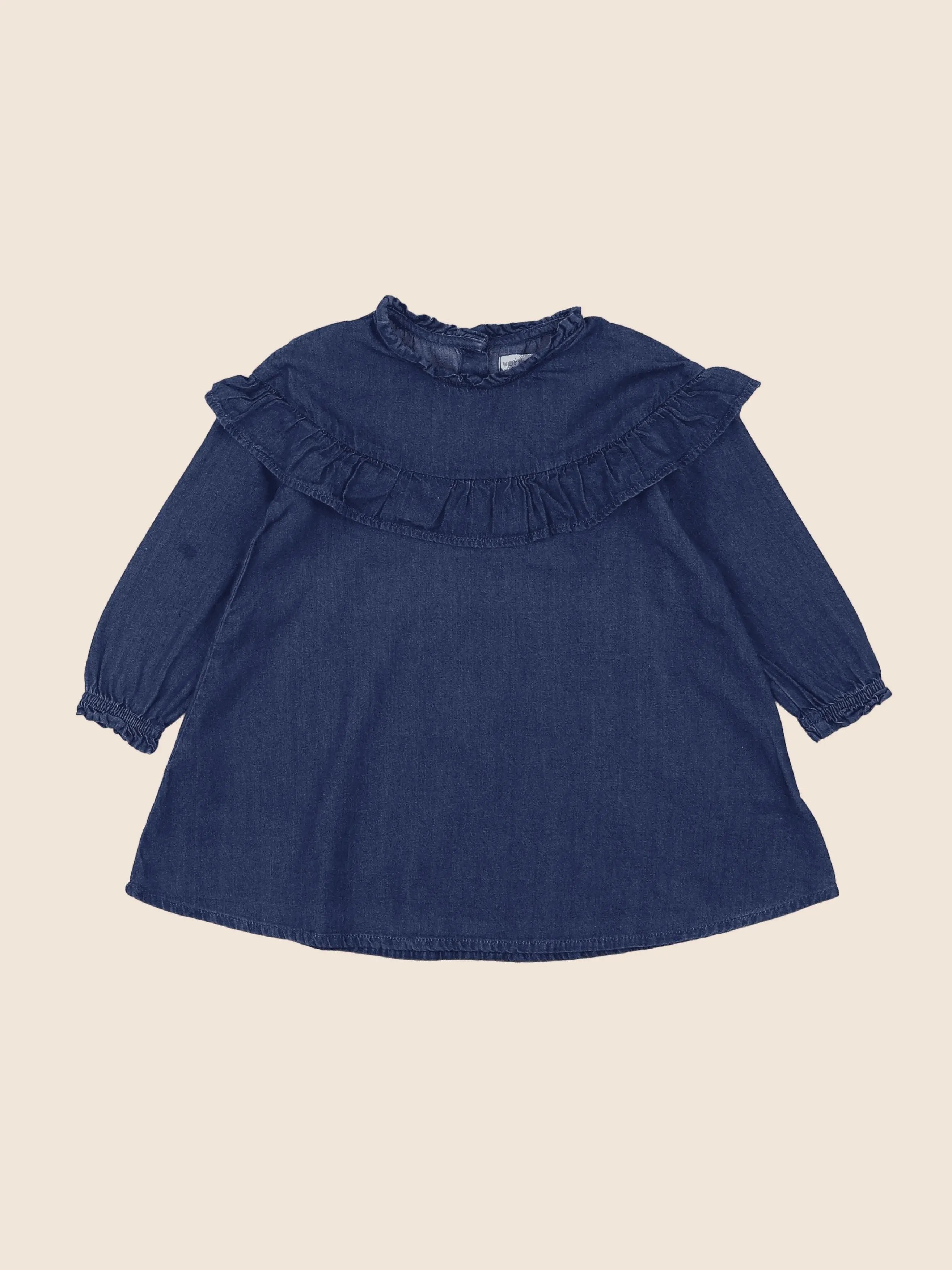 Vertbaudet - robe bleu - 2 ans