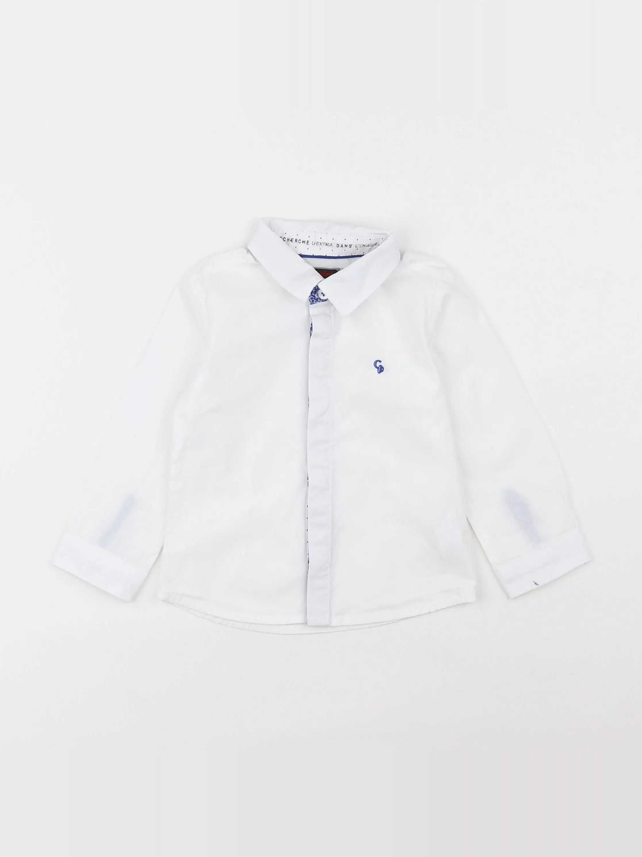 Catimini - chemise blanc - 18 mois