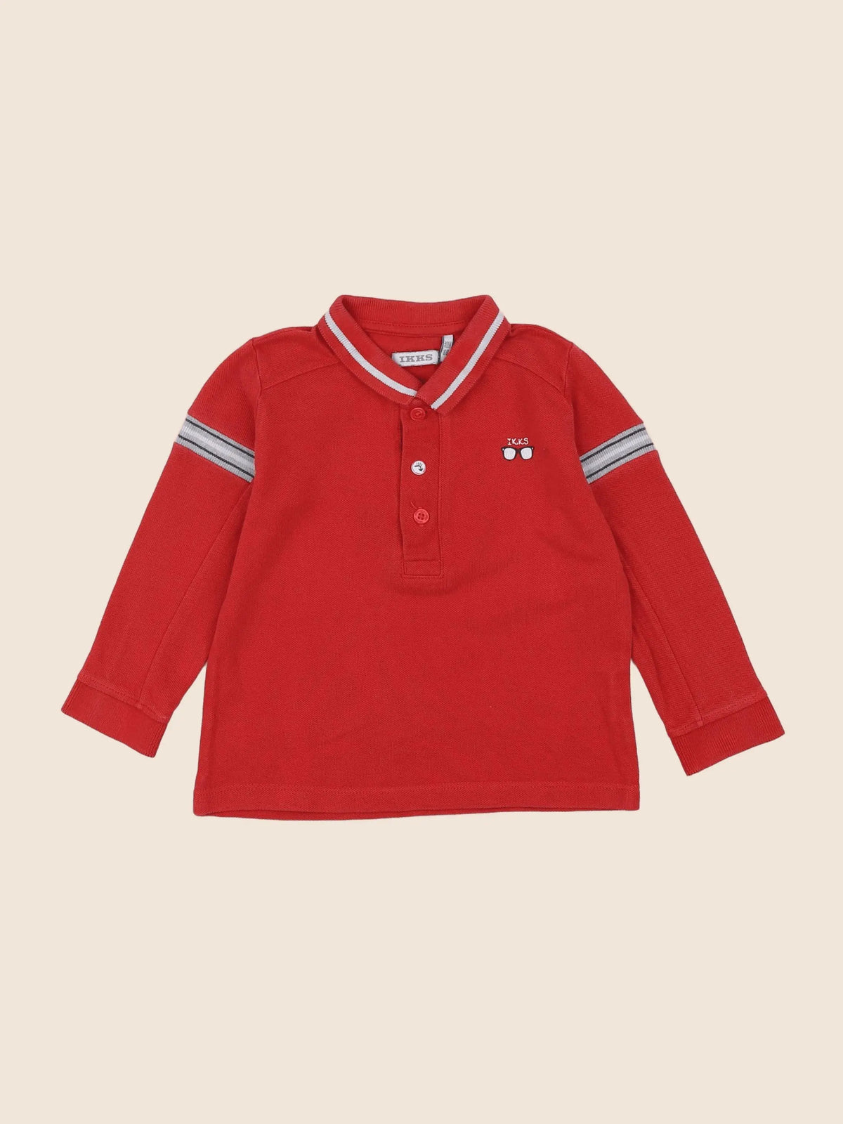 IKKS - polo rouge - 18 mois