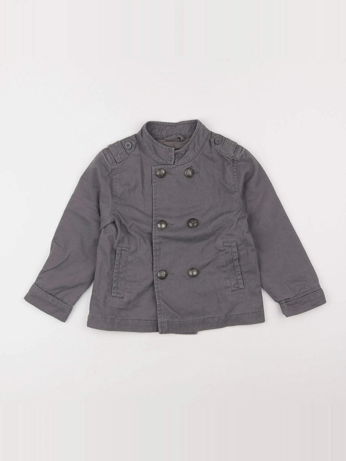 Vertbaudet - veste gris - 4 ans