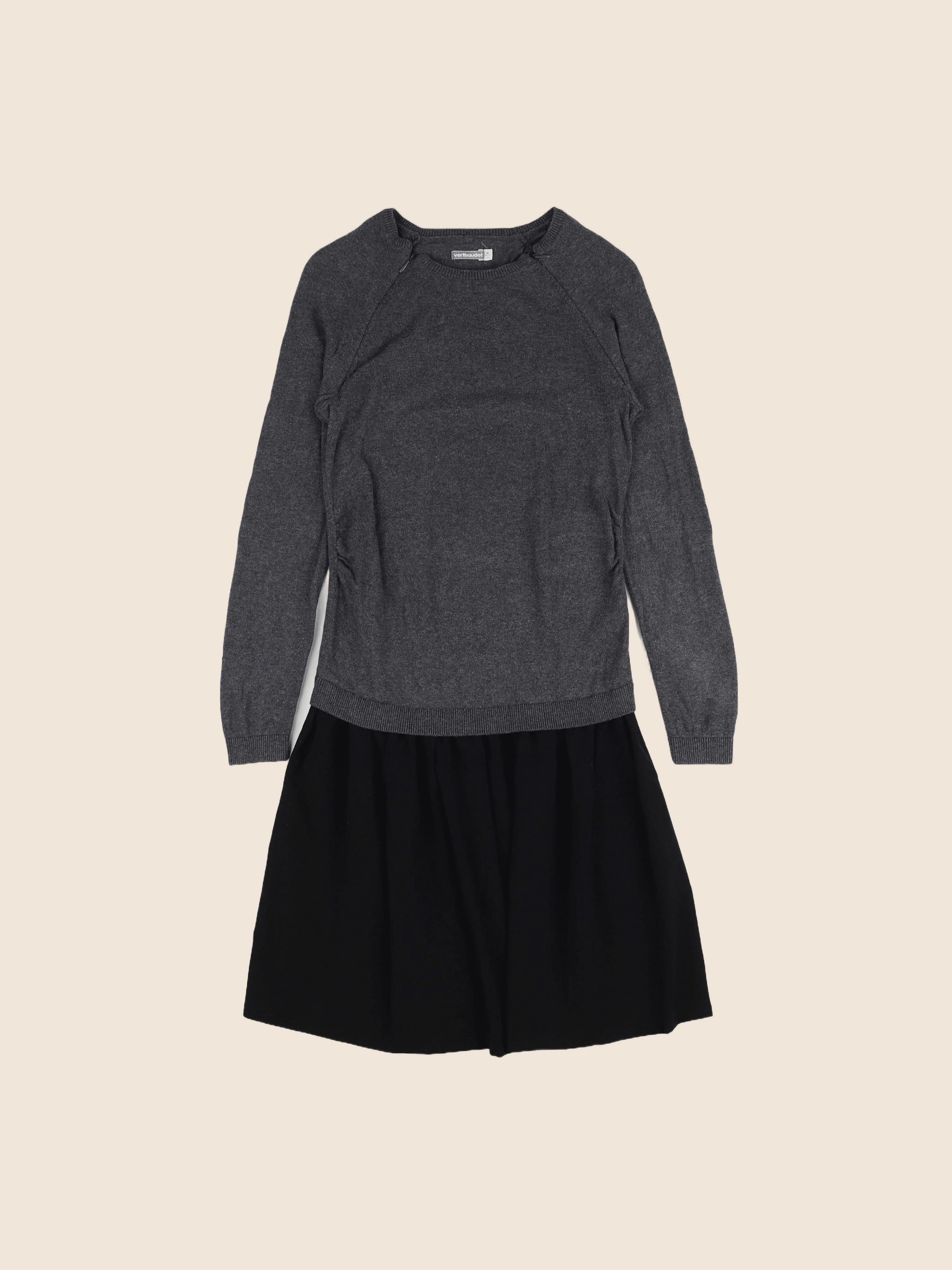 Vertbaudet - robe grossesse gris - 34 à 36