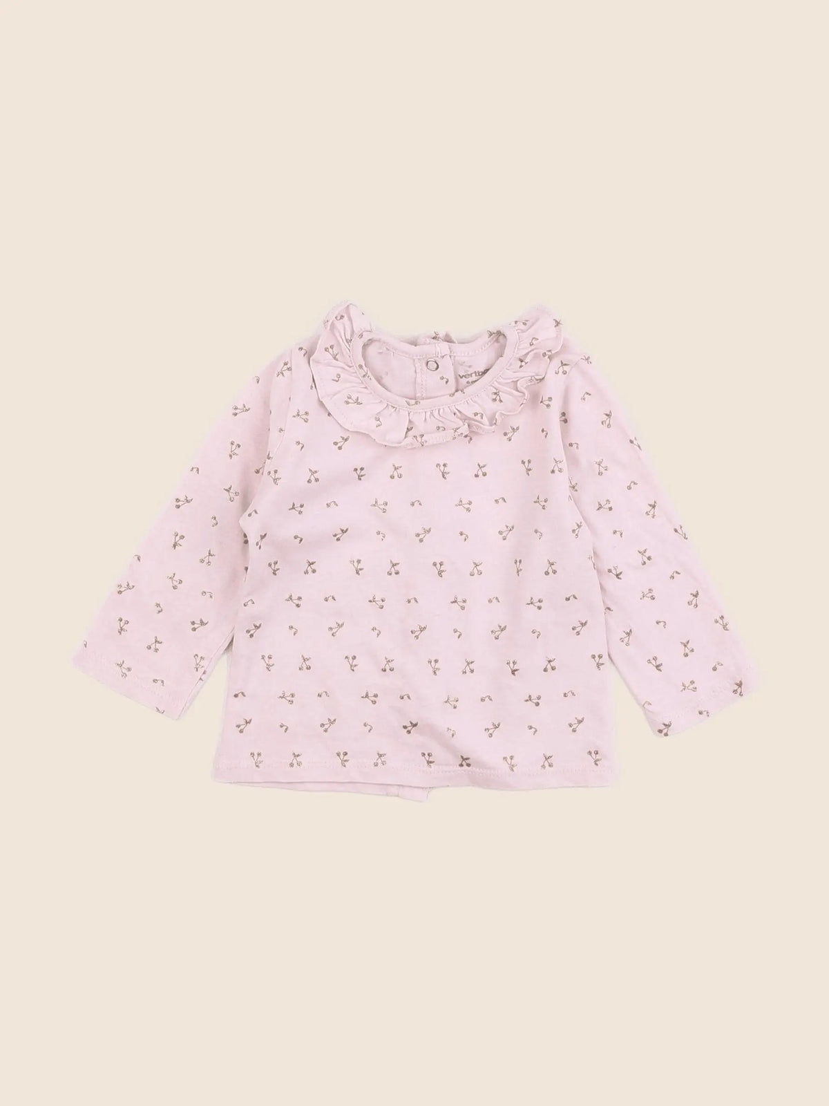 Vertbaudet - tee-shirt rose - 6 mois