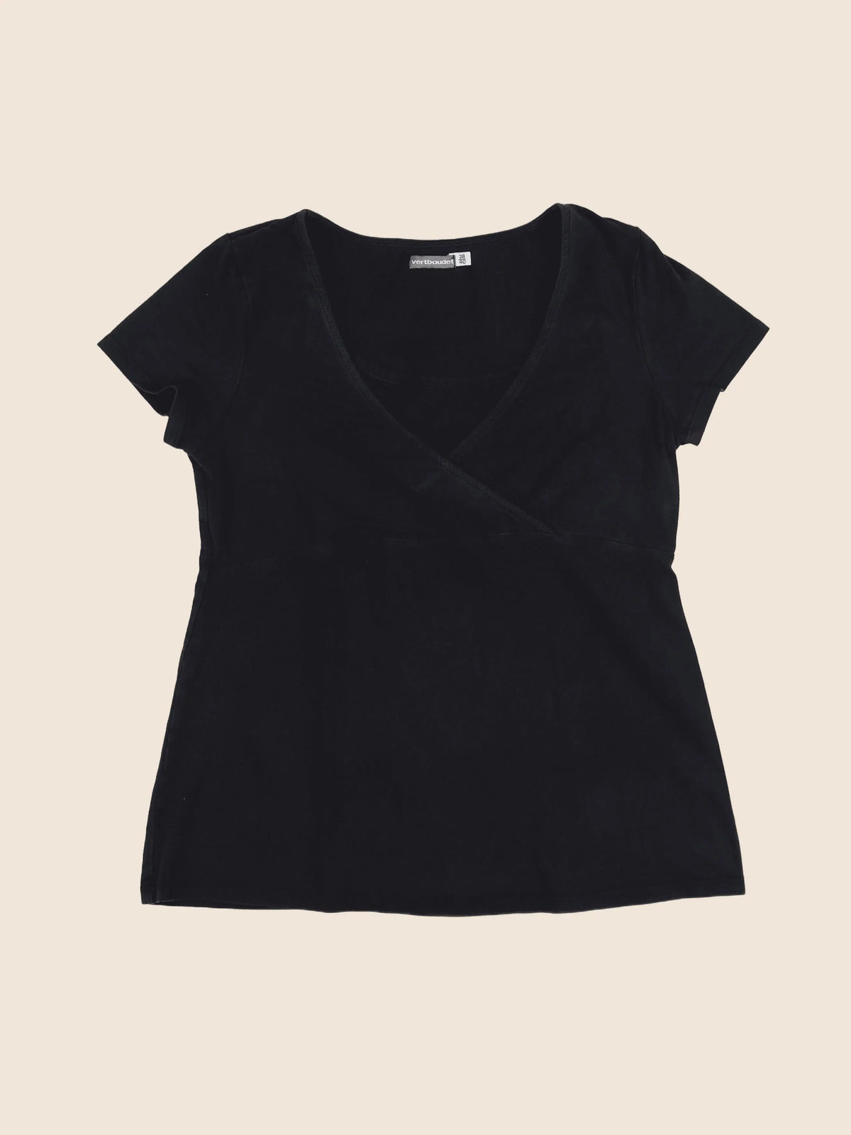 Vertbaudet - tee-shirt grossesse noir - 38 à 40