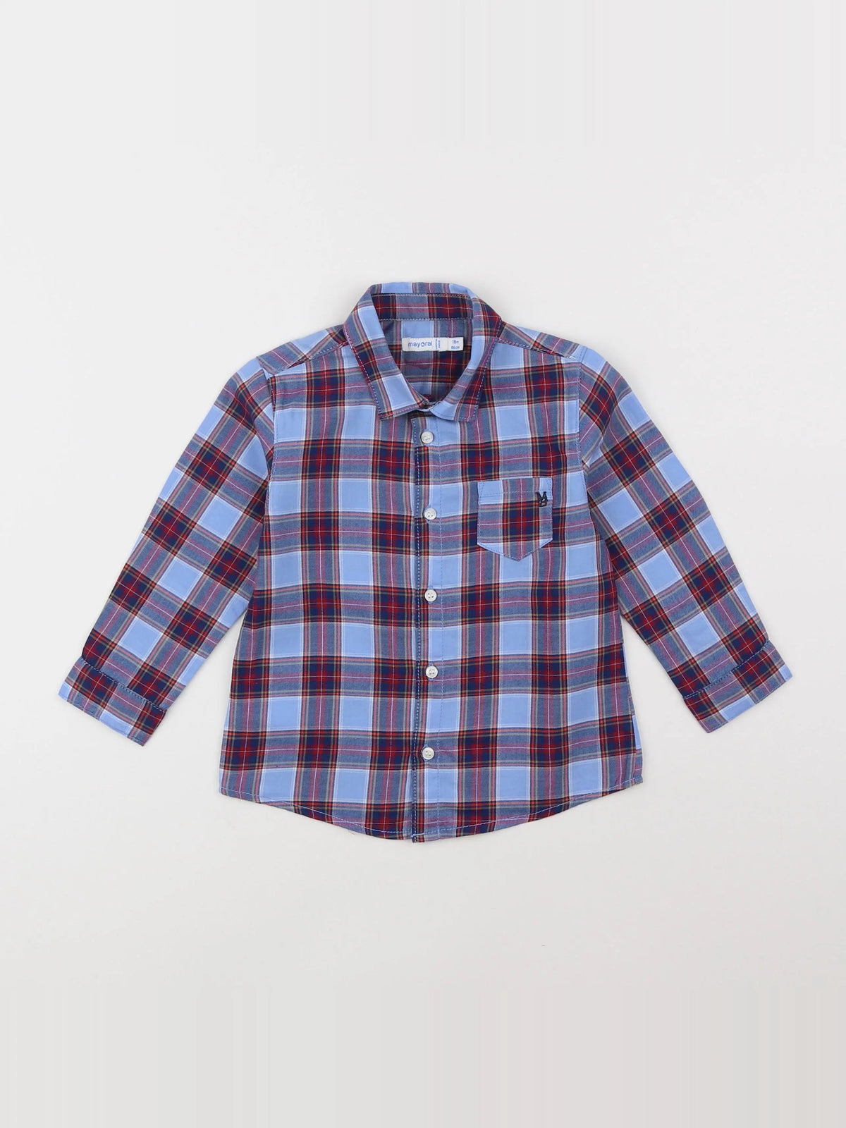Mayoral - chemise multicolore - 18 mois