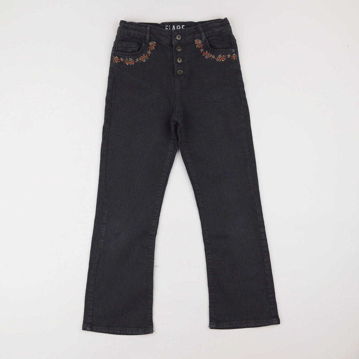 Vertbaudet - jean gris - 9 ans