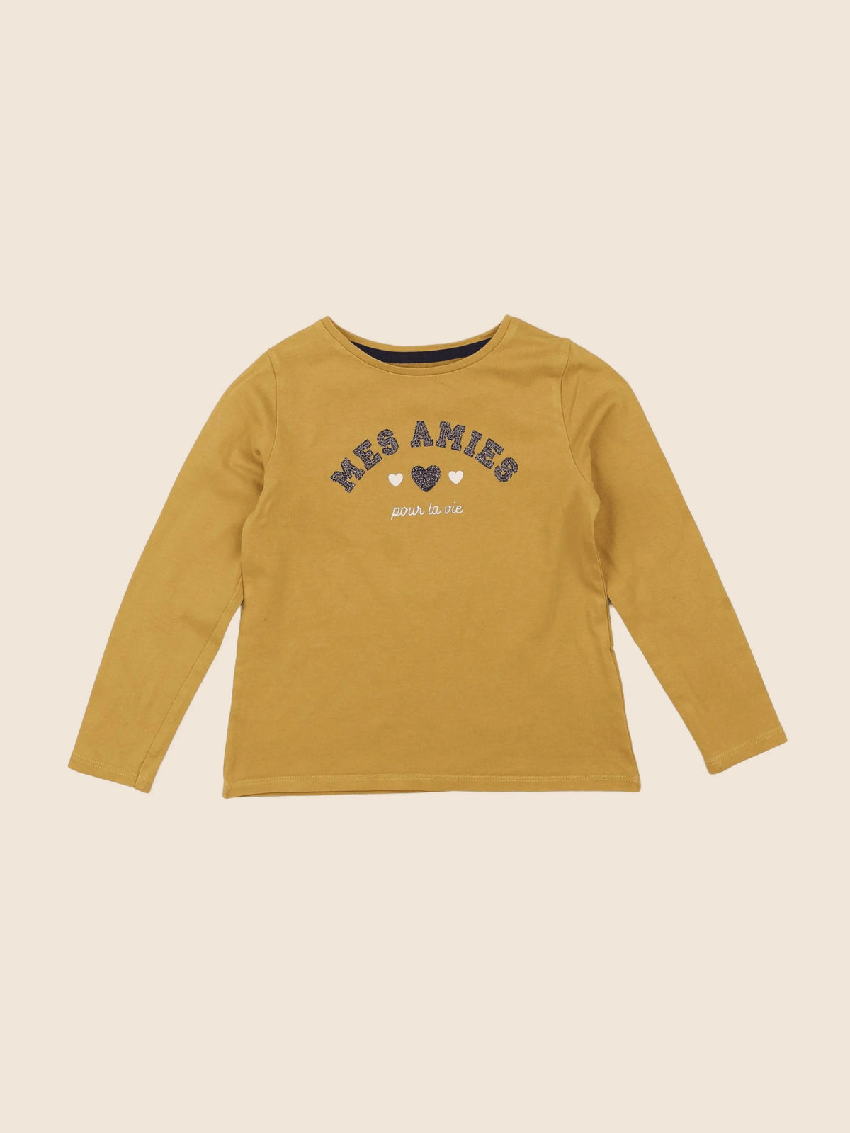 Vertbaudet - tee-shirt jaune - 5 ans