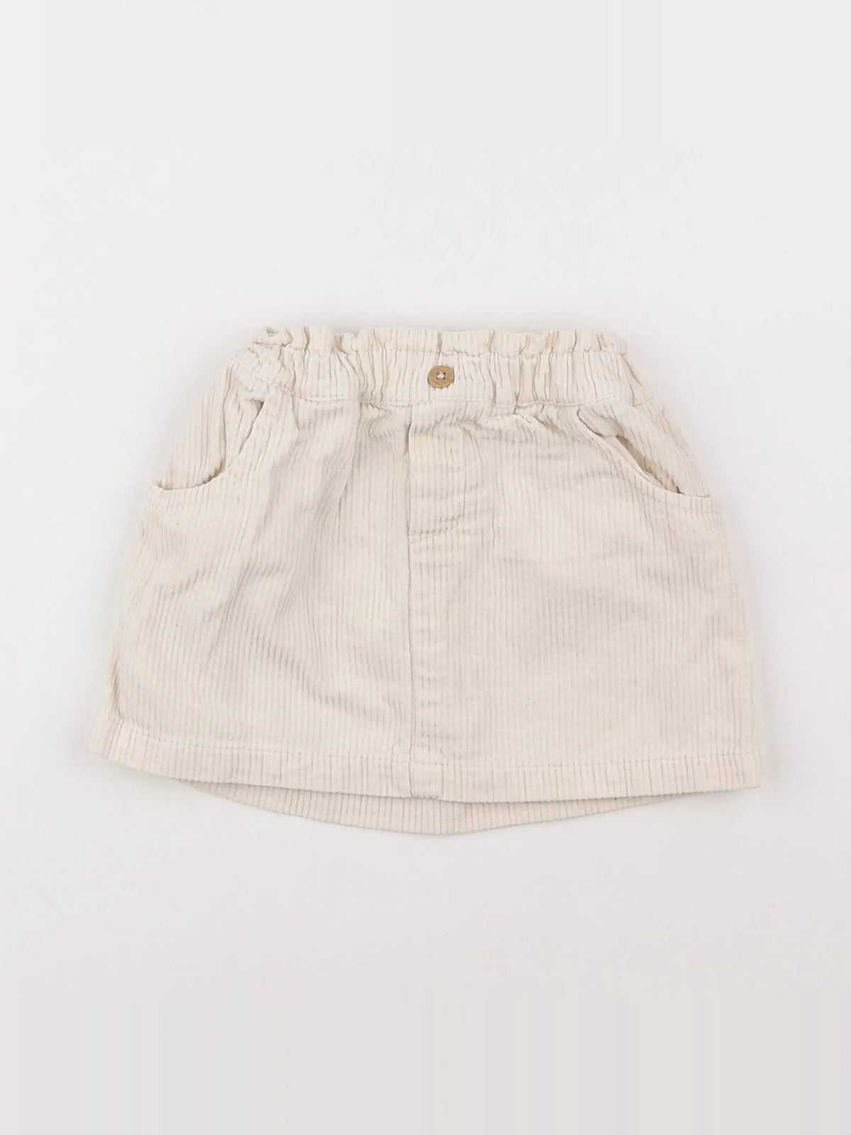 Vertbaudet - jupe beige - 2 ans