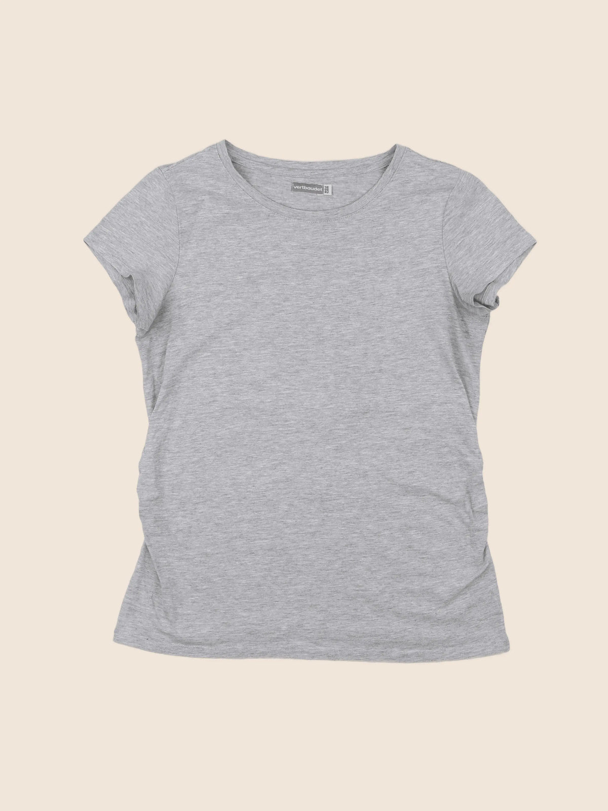 Vertbaudet - tee-shirt grossesse gris - 38 à 40