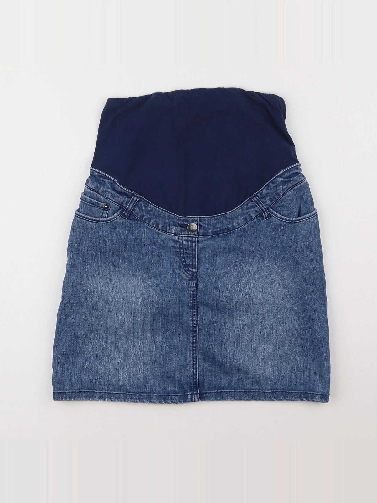Vertbaudet - jupe grossesse bleu - 38
