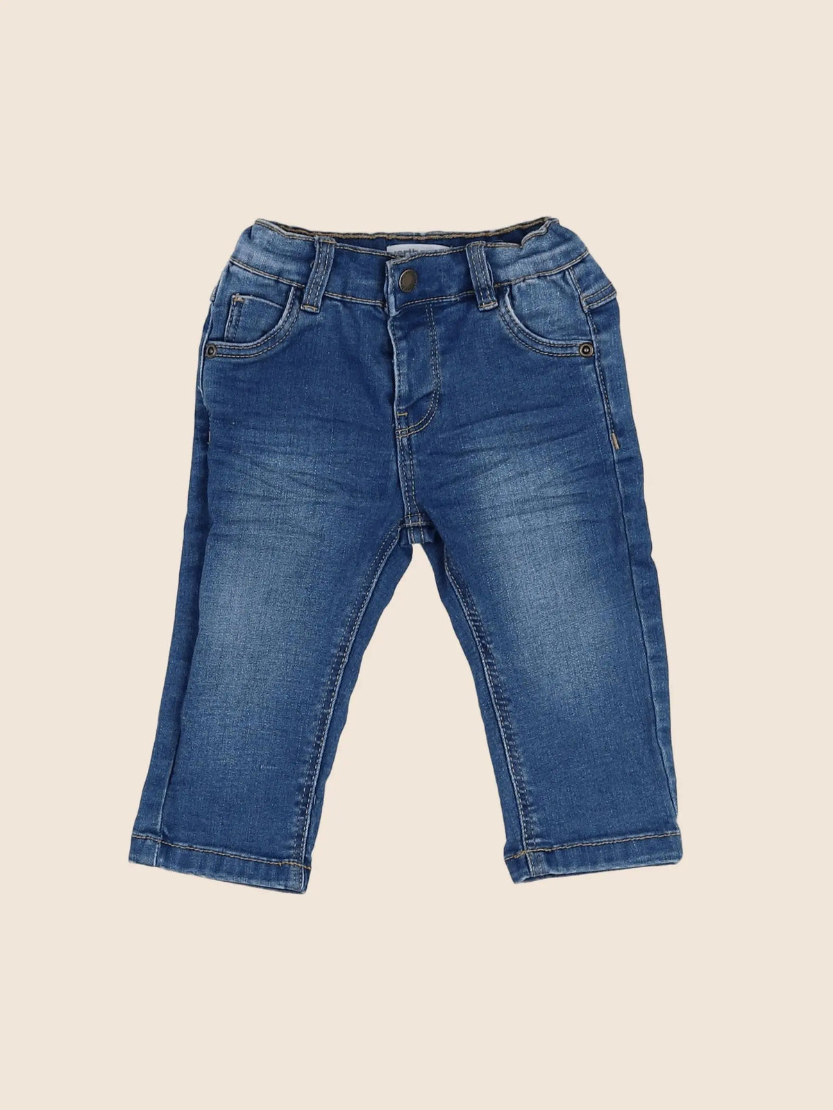 Vertbaudet - jean bleu - 9 mois
