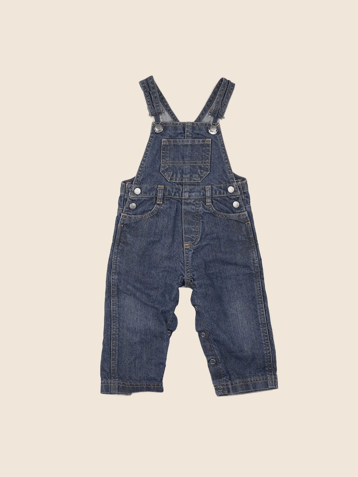 Petit Bateau - salopette bleu - 12 mois
