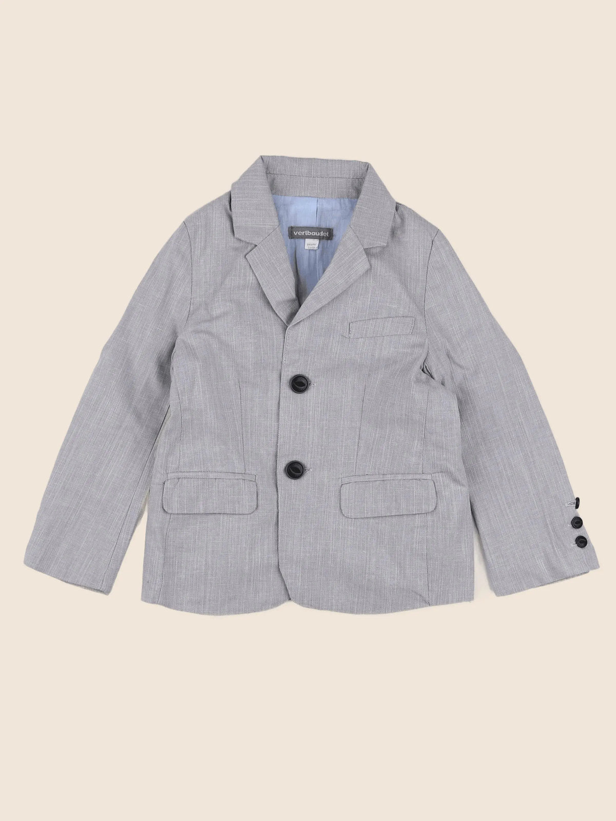 Vertbaudet - veste gris - 3 ans