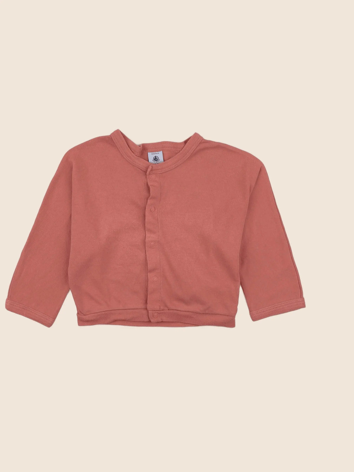 Petit Bateau - tee-shirt rose - 12 mois