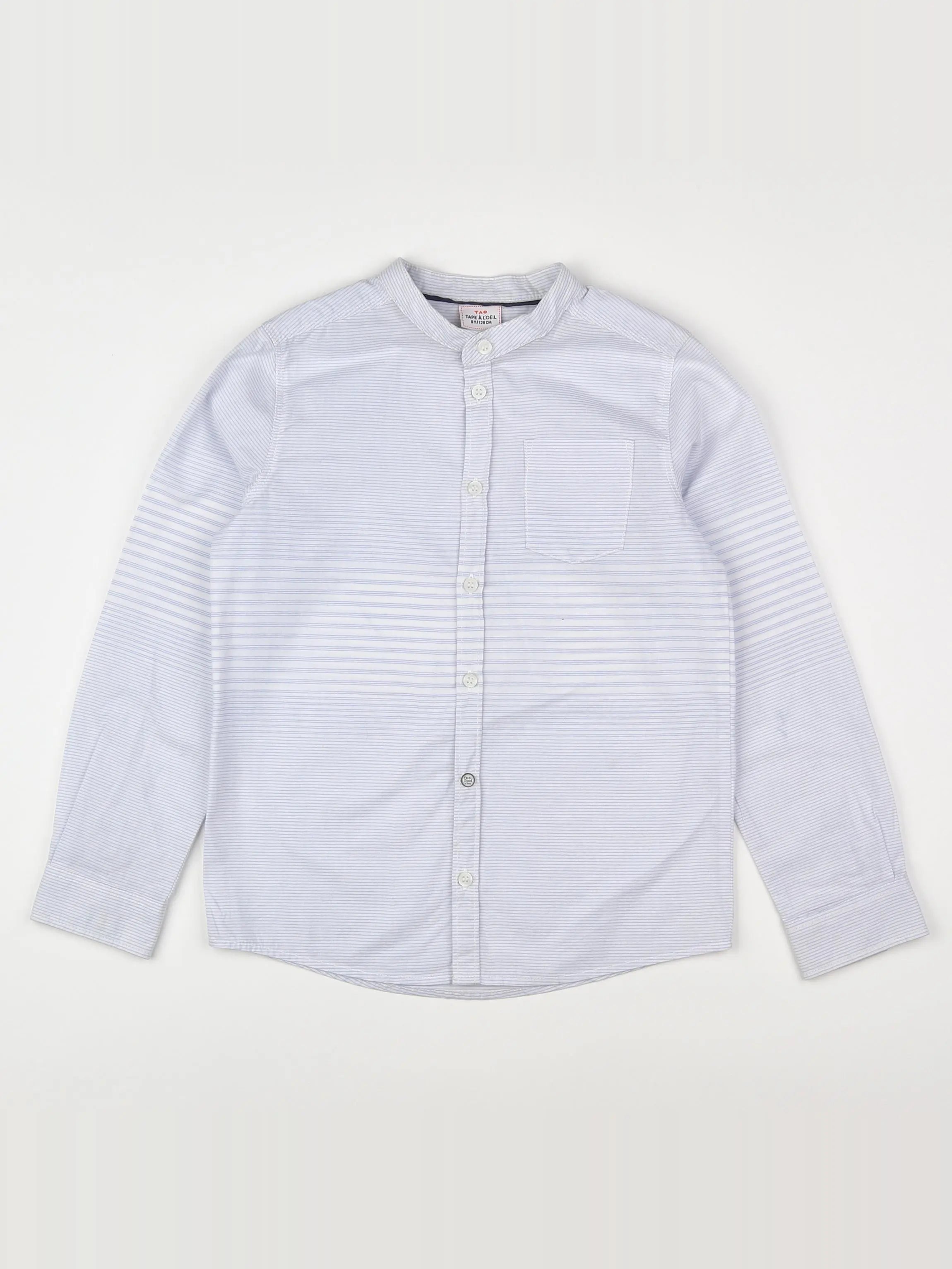 Tape à l'oeil - chemise bleu - 8 ans