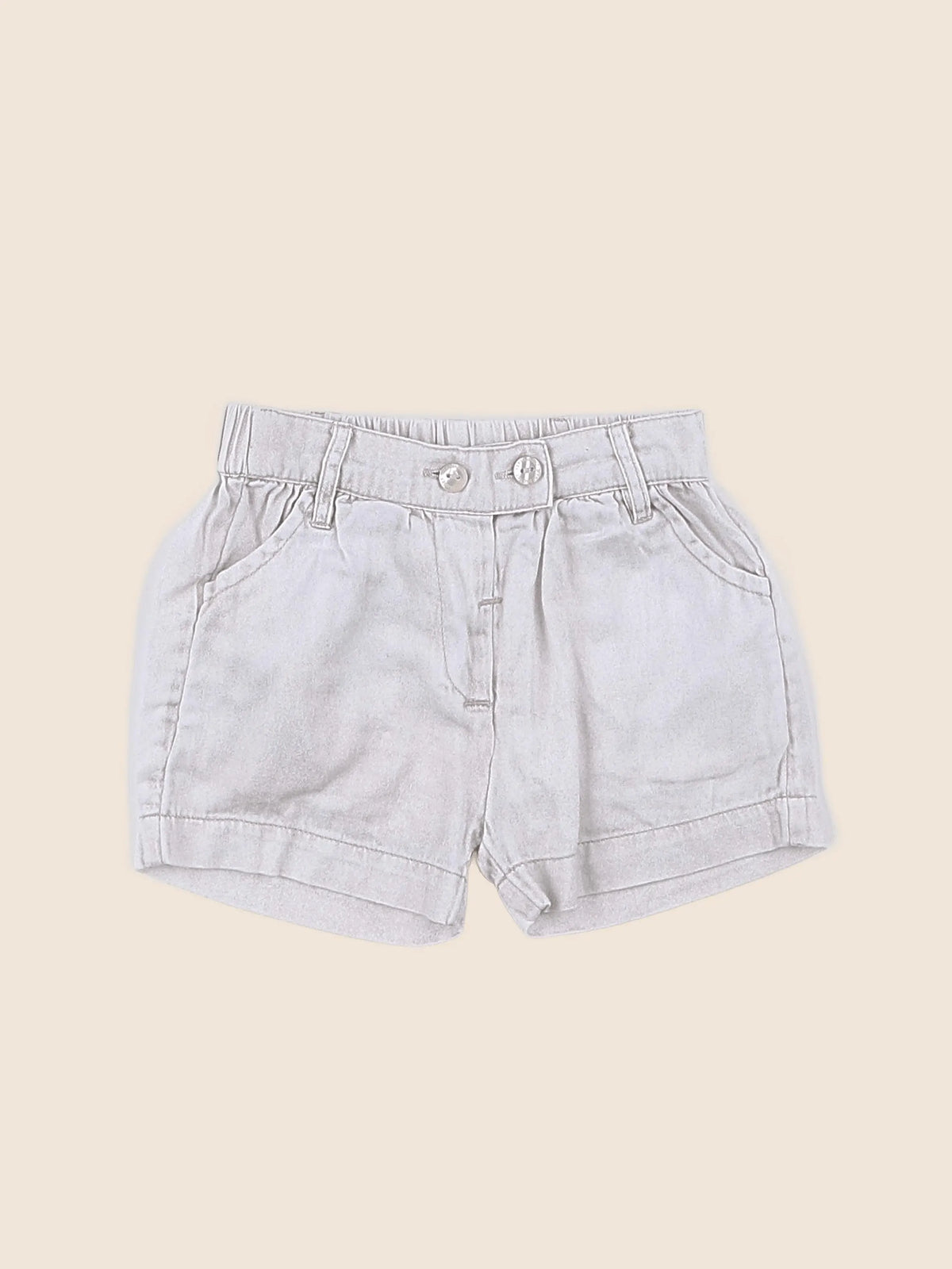 Vertbaudet - short beige - 9 mois