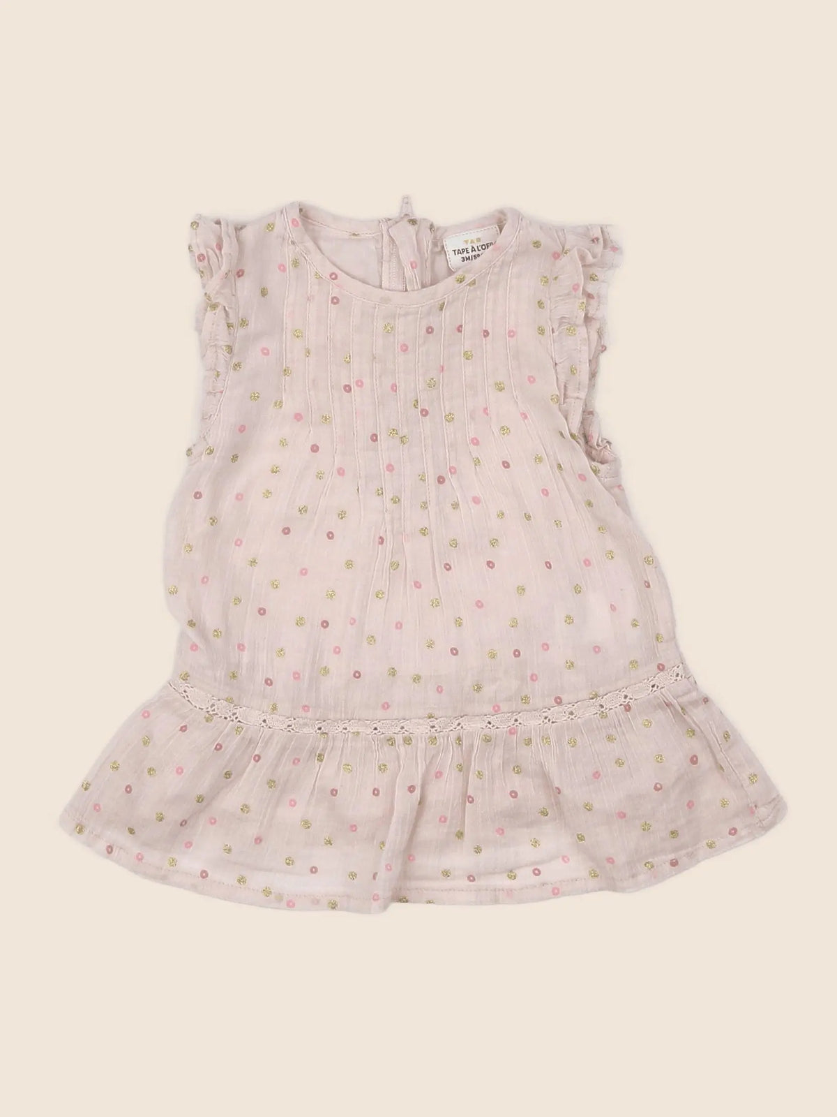 Tape à l'oeil - robe rose - 3 mois