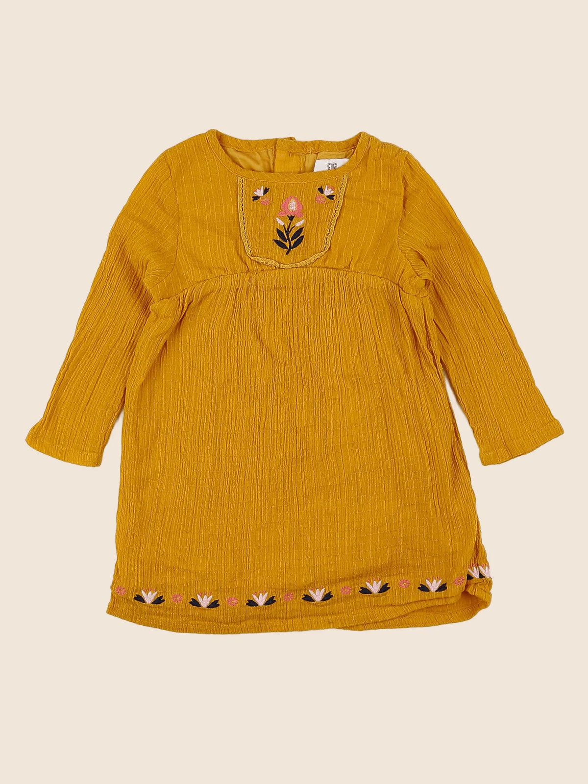 La Redoute - robe jaune - 12 mois