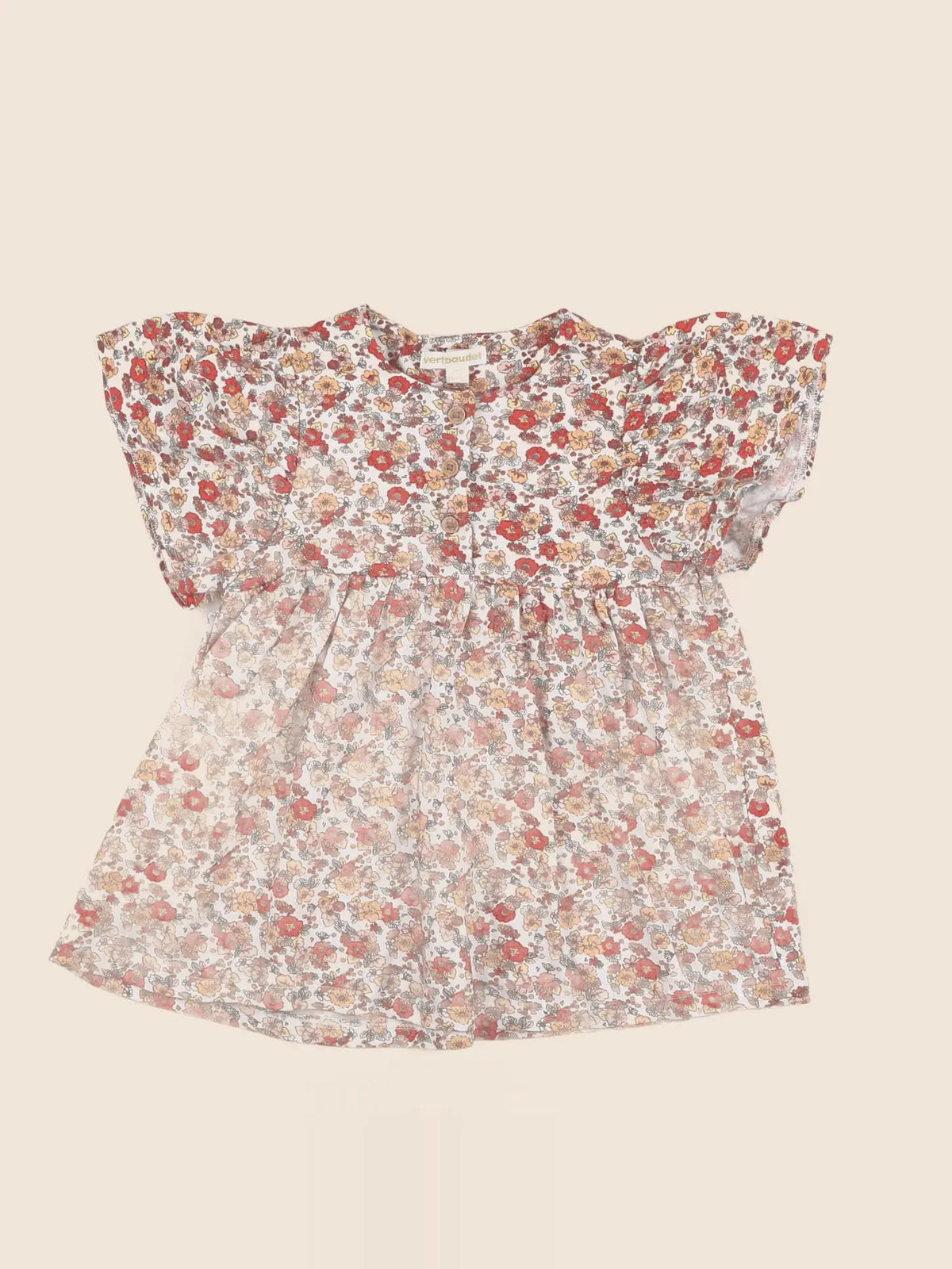 Vertbaudet - robe multicolore - 18 mois