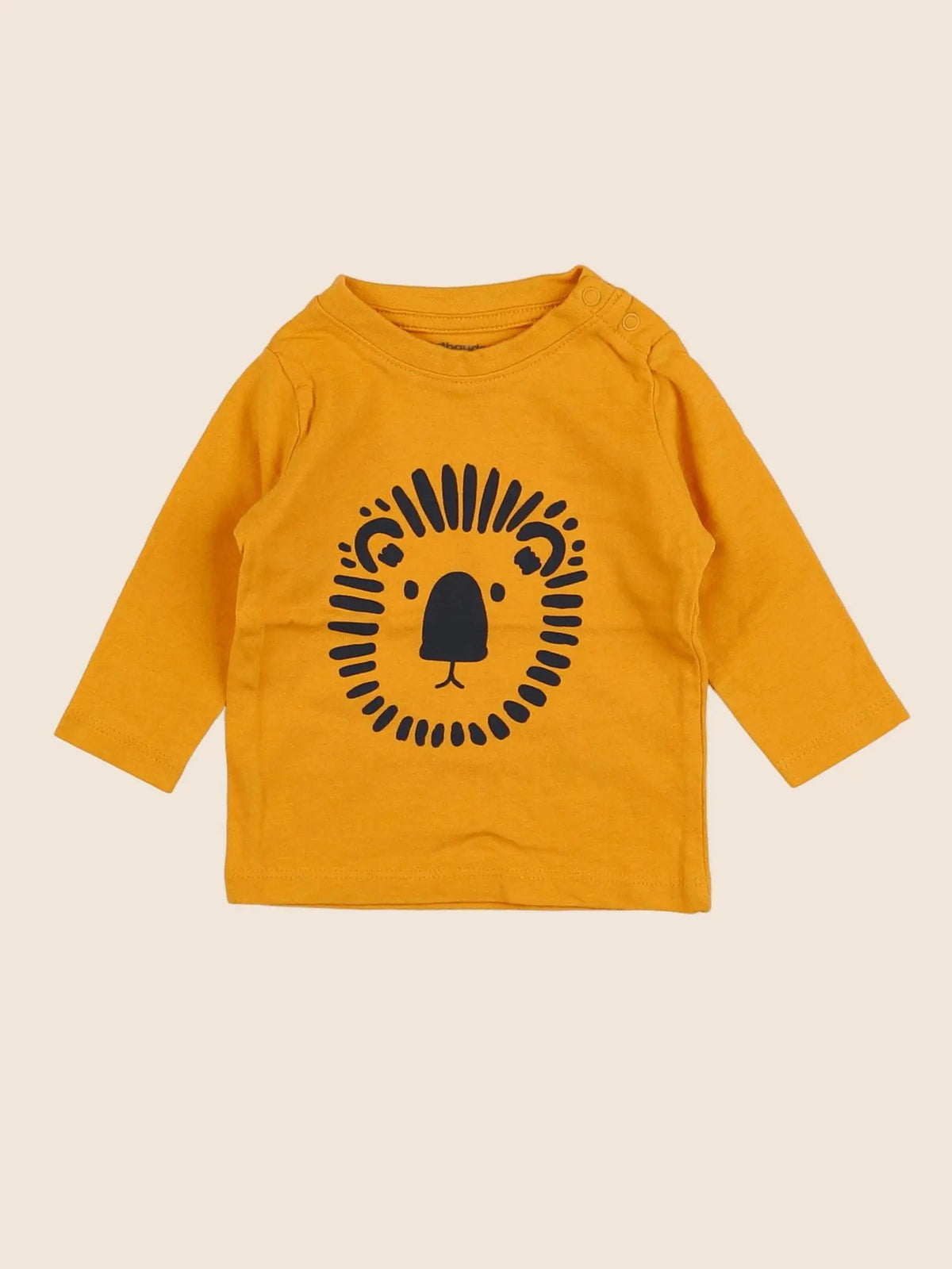 Vertbaudet - tee-shirt jaune - 3 mois