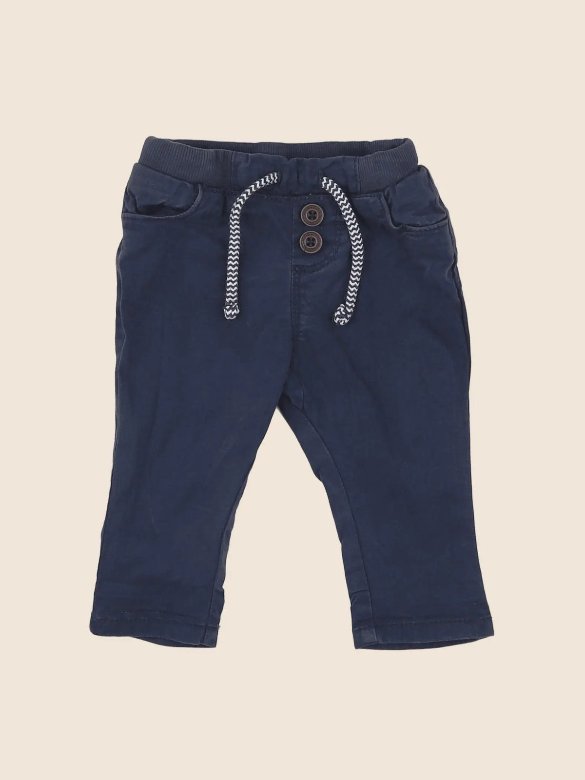 Tape à l'oeil - pantalon bleu - 6 mois