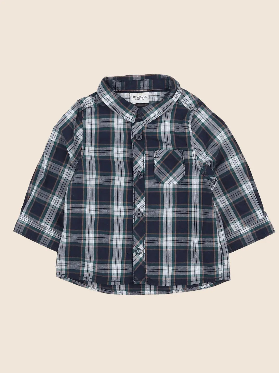 Tape à l'oeil - chemise multicolore - 9 mois