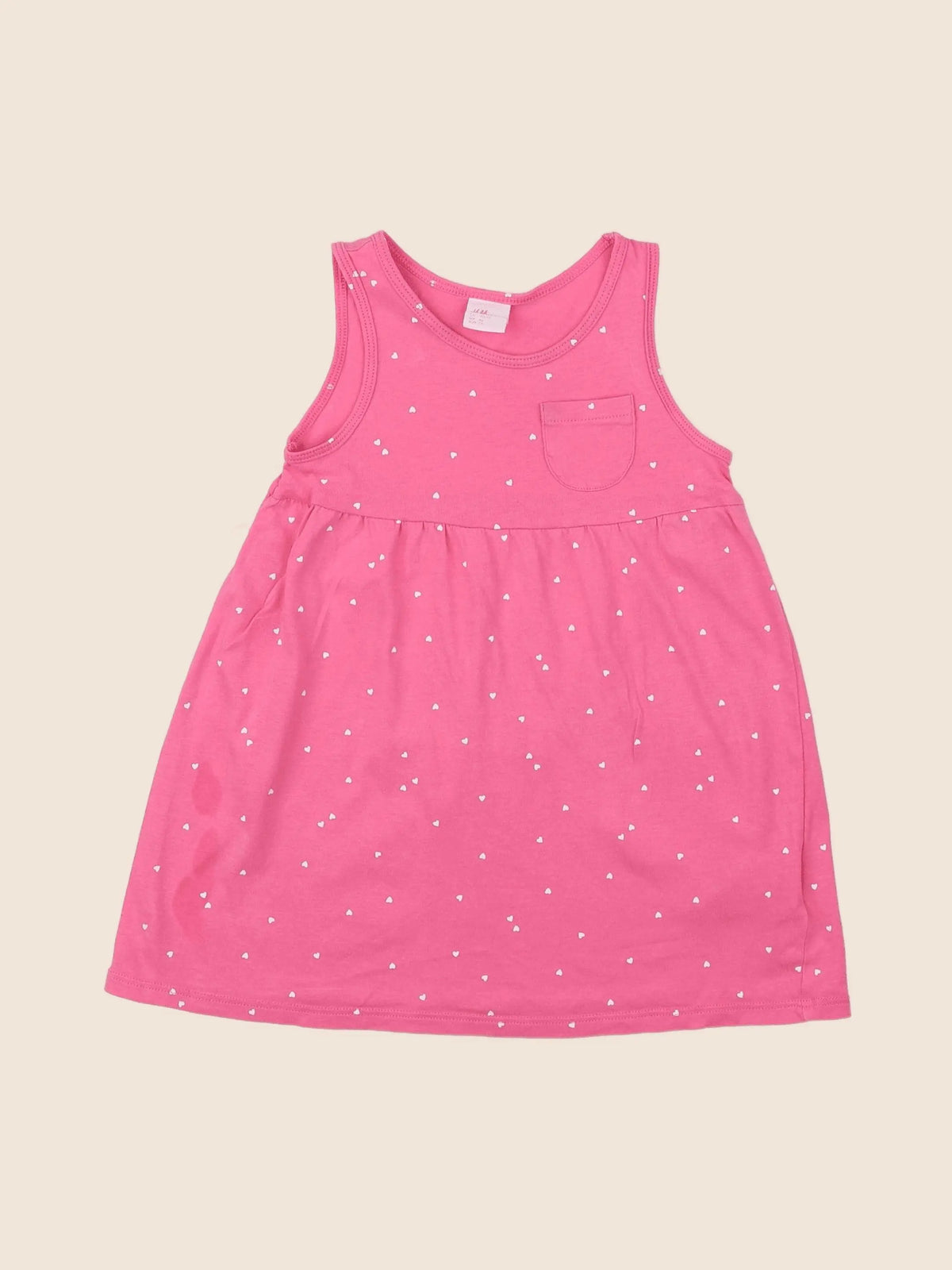 H&M - robe rose - 12/18 mois