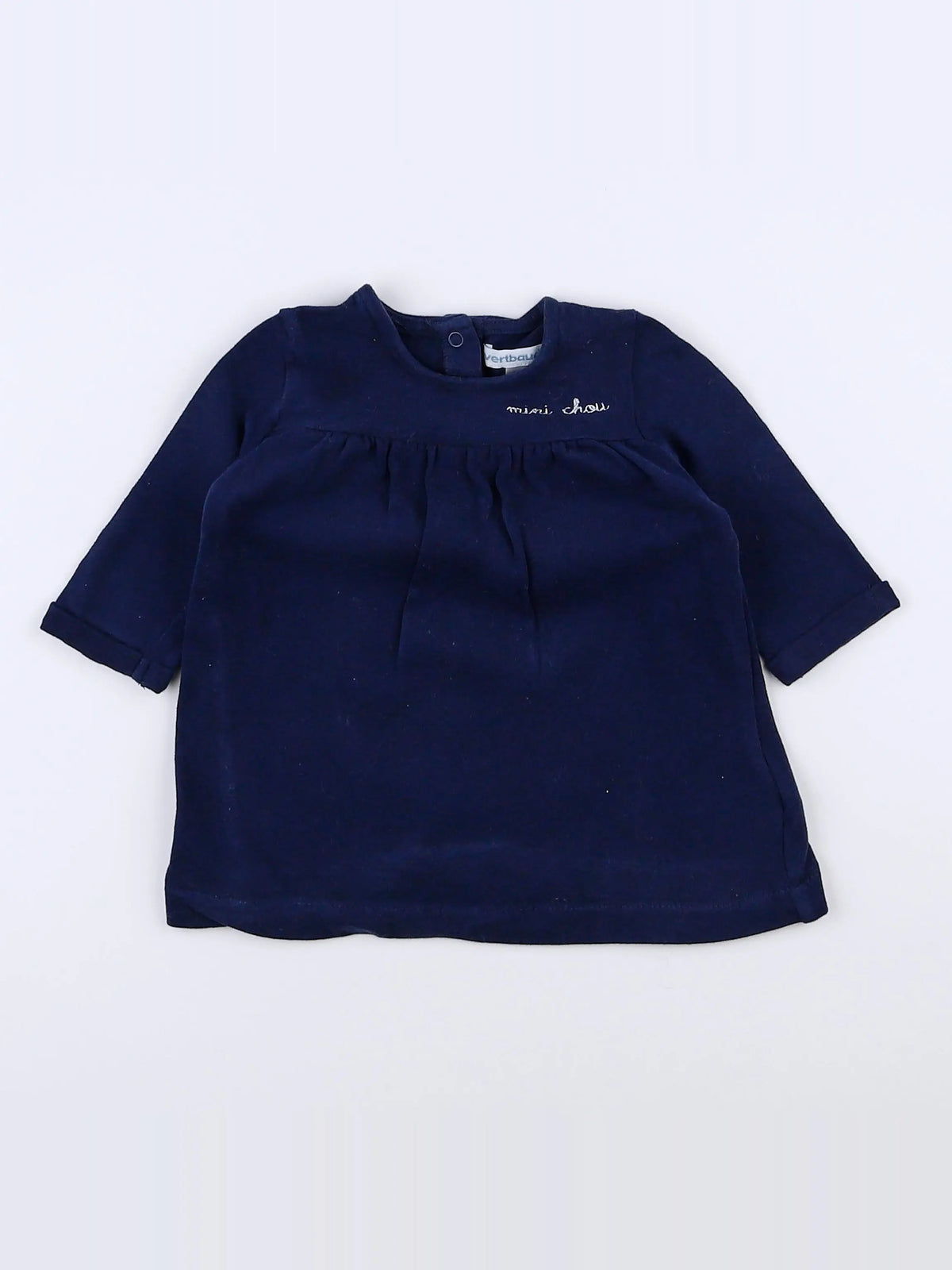 Vertbaudet - robe bleu - 3 mois