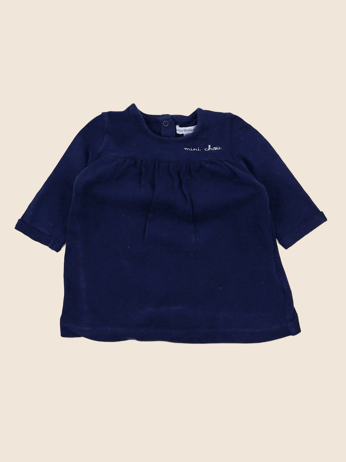 Vertbaudet - robe bleu - 3 mois
