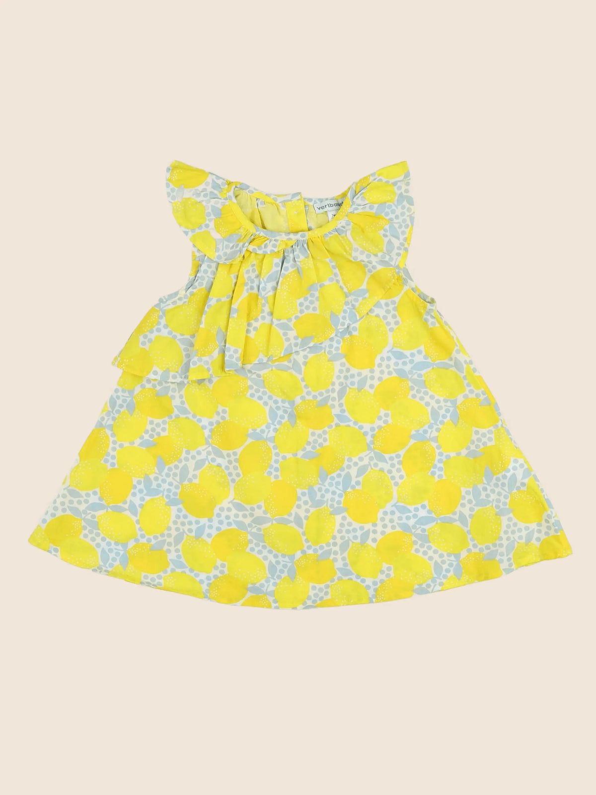 Vertbaudet - robe jaune - 12 mois