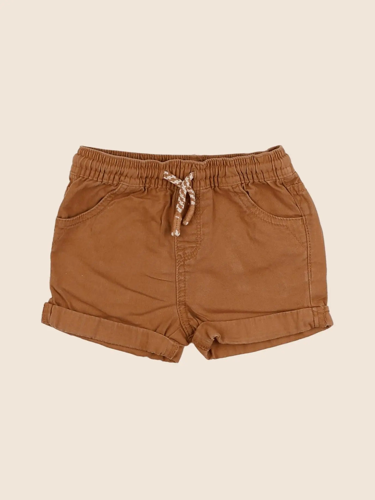 Vertbaudet - short marron - 12 mois