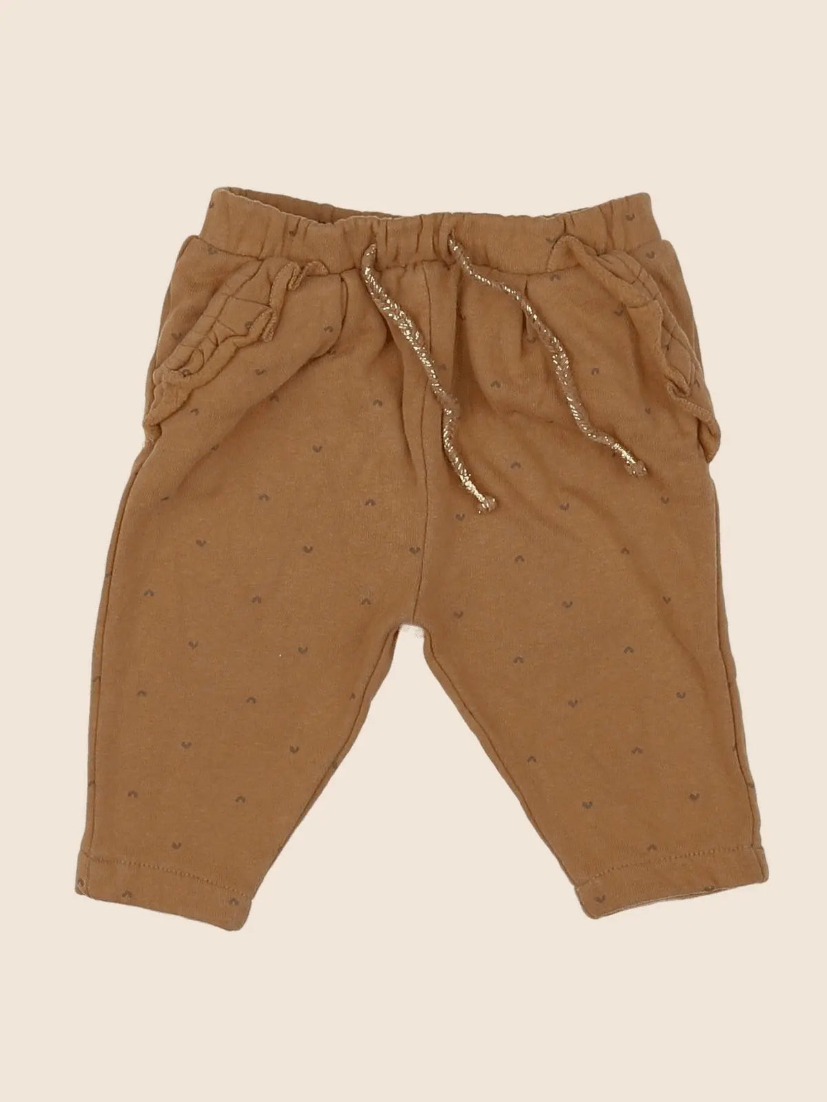 Vertbaudet - pantalon marron - 3 mois