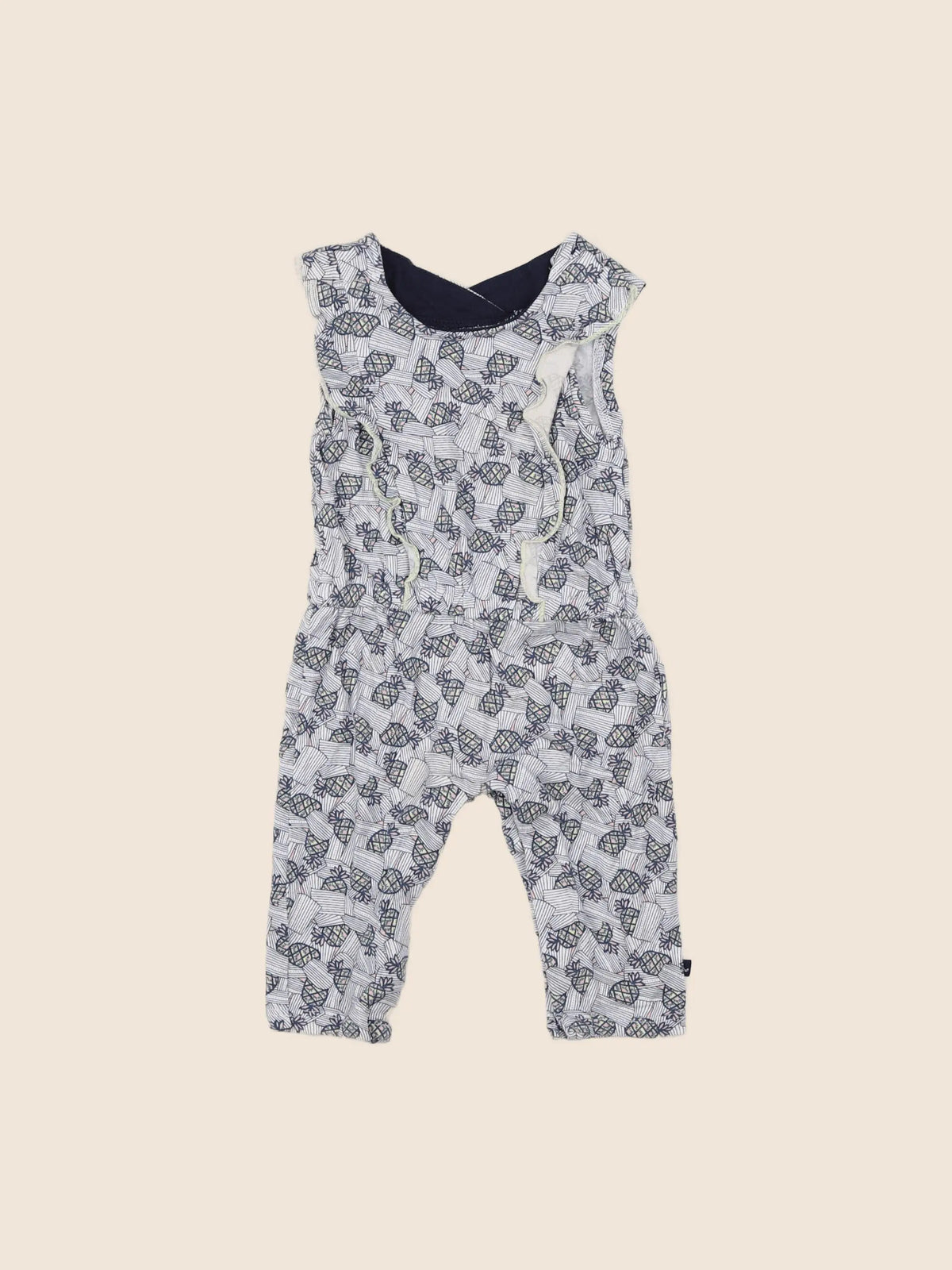 IKKS - combinaison bleu, rose - 3 mois